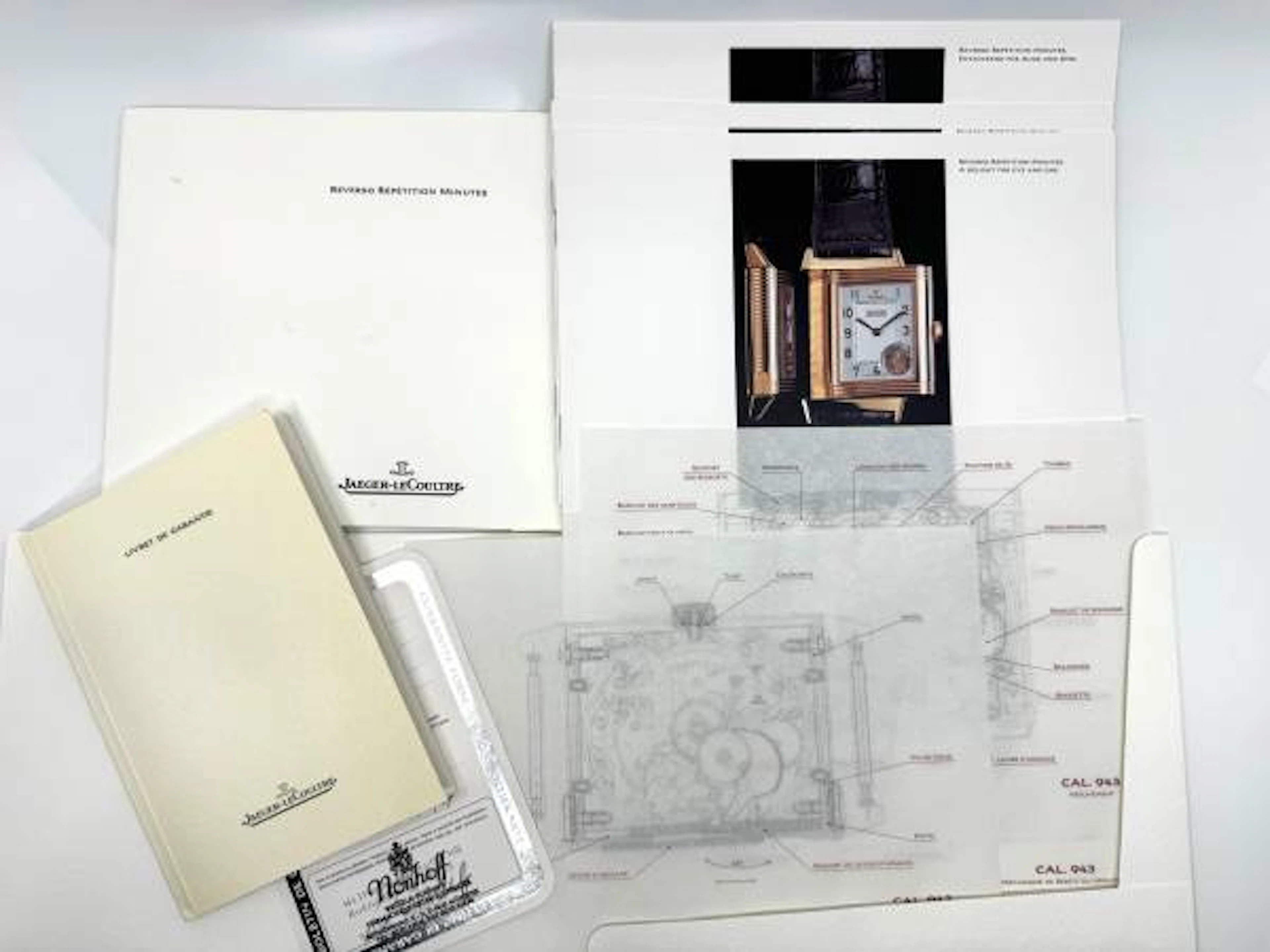 Jaeger-LeCoultre limitierte Reverso Ref. 270.2.73 Zertifikat & Limitierungsmappe