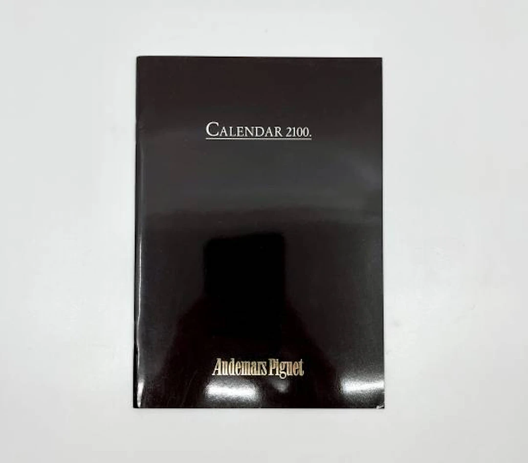 Audemars Piguet sehr seltener Calendar 2100 ewiger Kalender Katalog in deutsch
