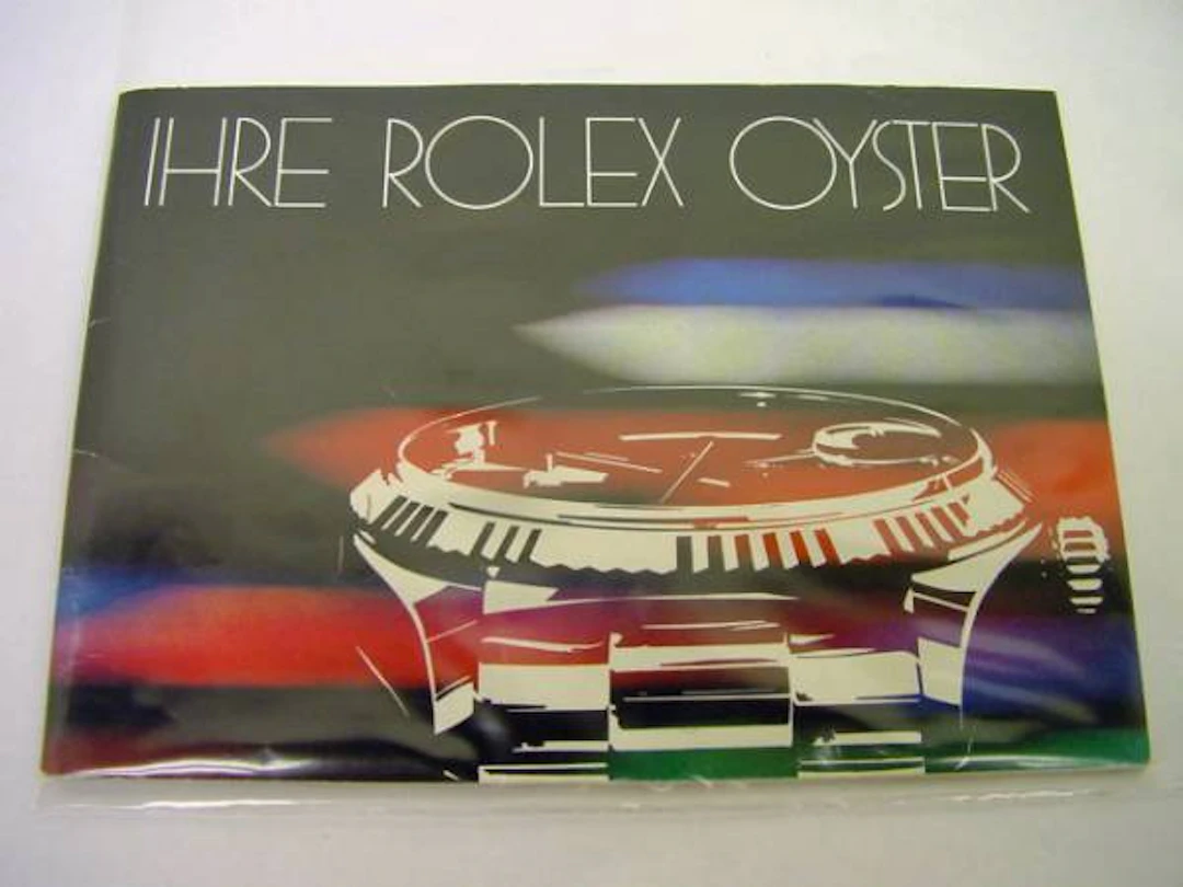 Rolex Booklet Ihre Rolex Oyster 1980 bis 1982