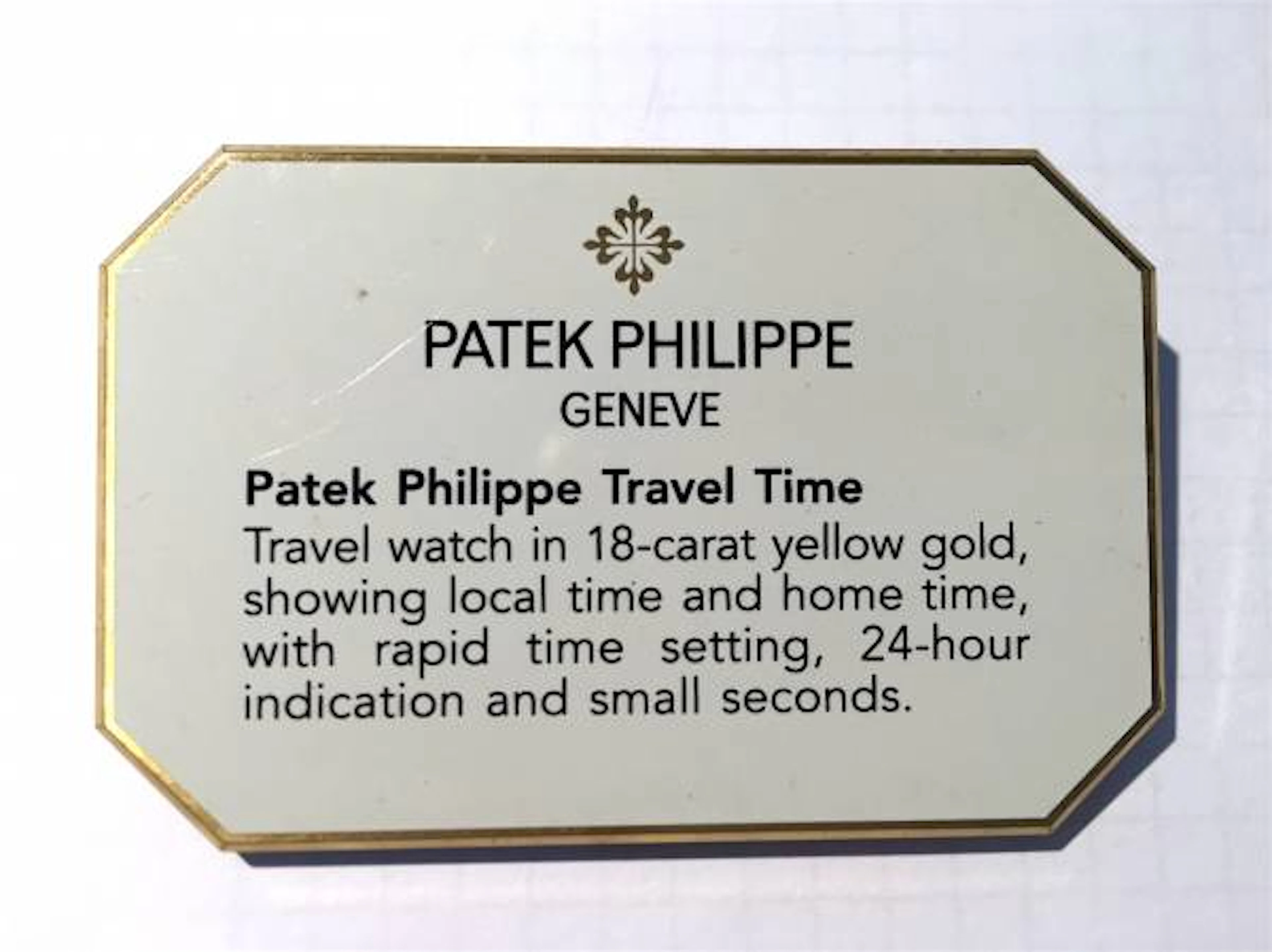 Patek Philippe Konzessionär Dekorationsständer Ref. 5034 / 5134 Travel Time