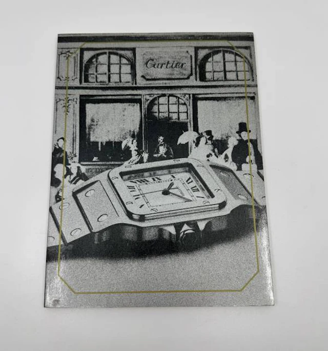 Cartier Uhren Katalog & Beschreibung extrem selten von 1982 in deutsch