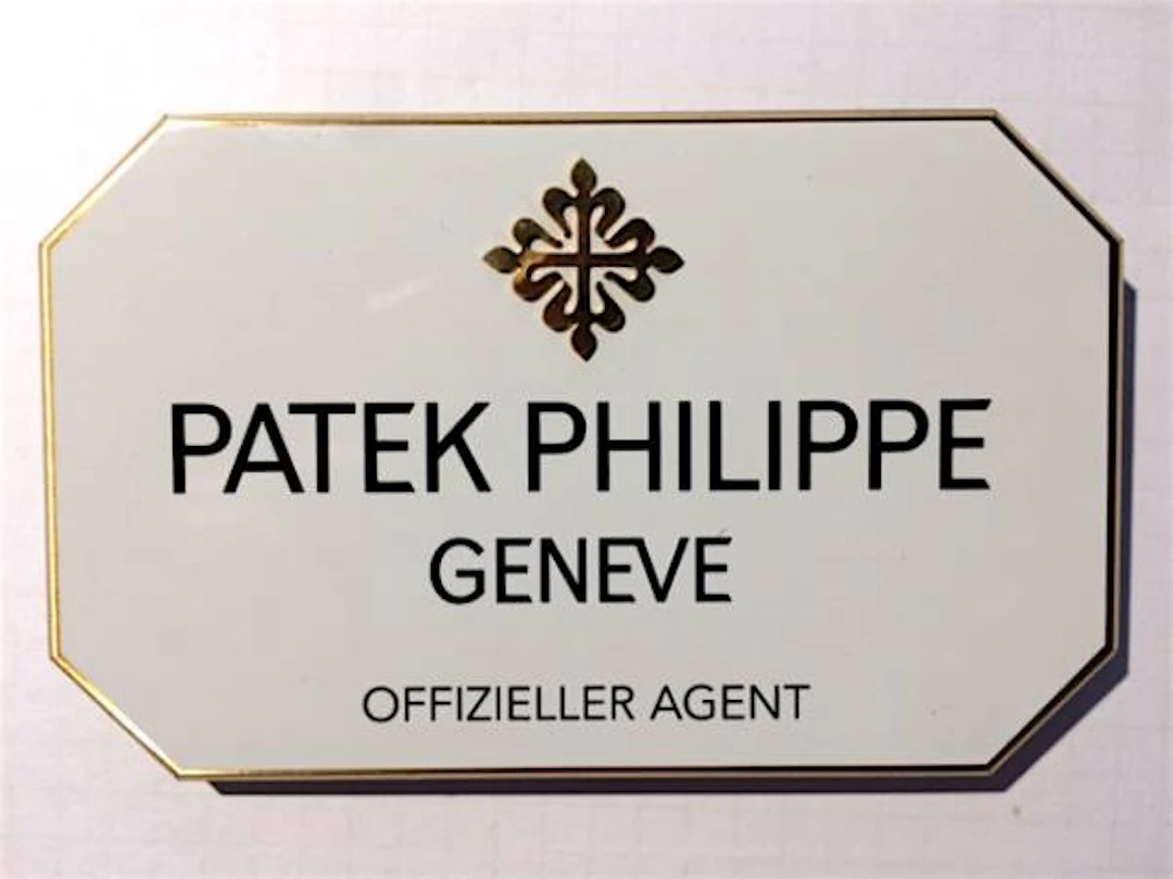 Patek Philippe Konzessionär Dekorationsständer Offizieller Agent