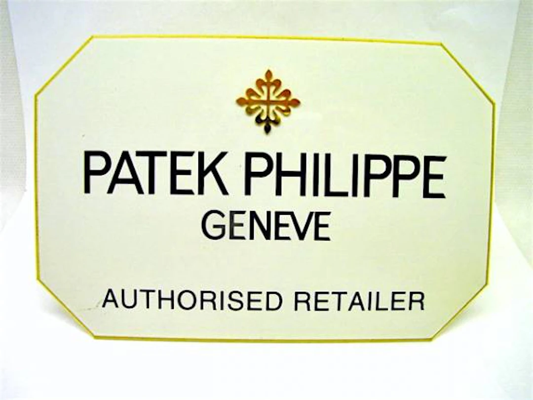 Patek Philippe großer Konzessionär Dekorationsständer Authorised Retailer