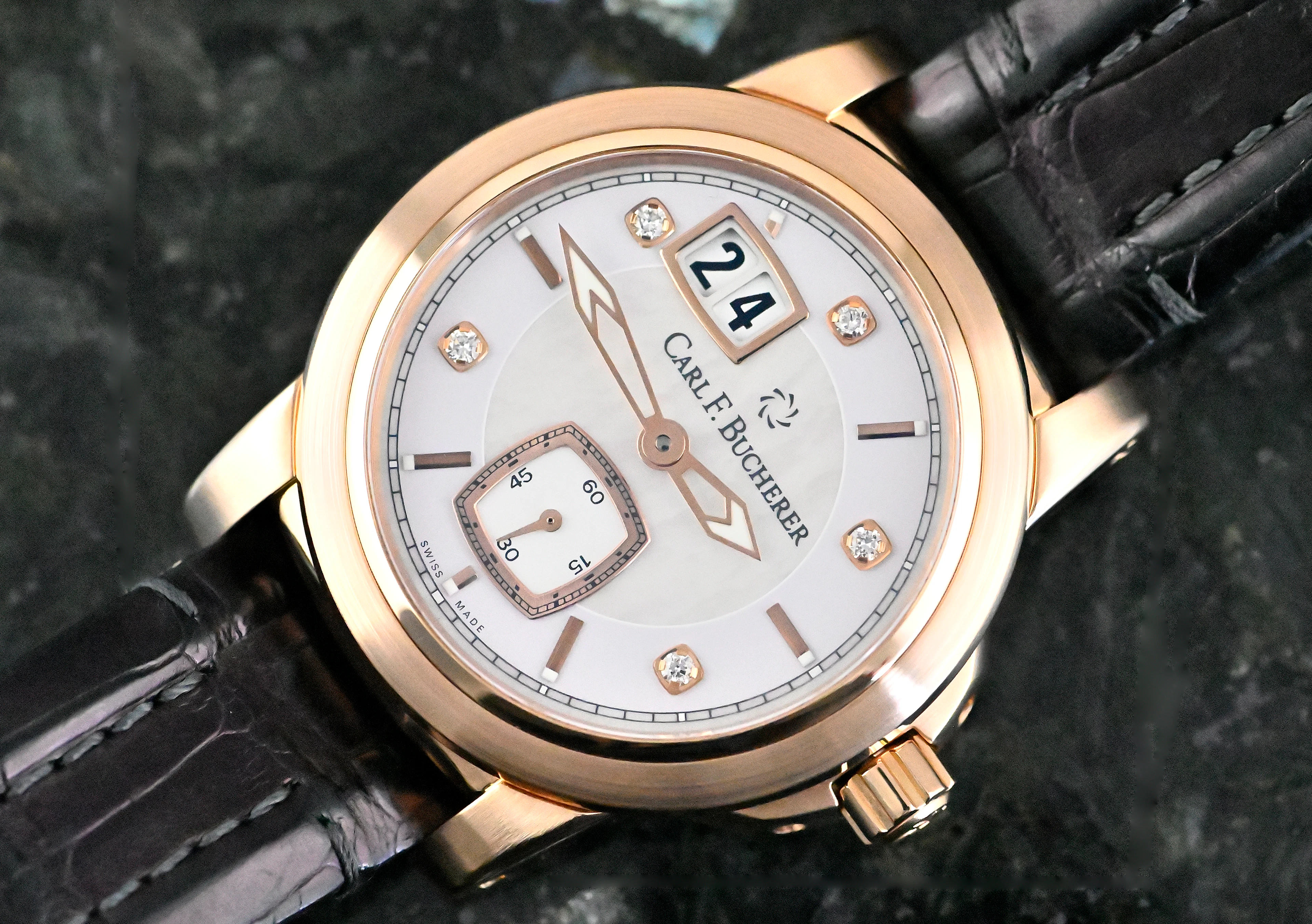 Carl F. Bucherer 10630.03 Patravi Big Date Automatik Roségold Faltschließe