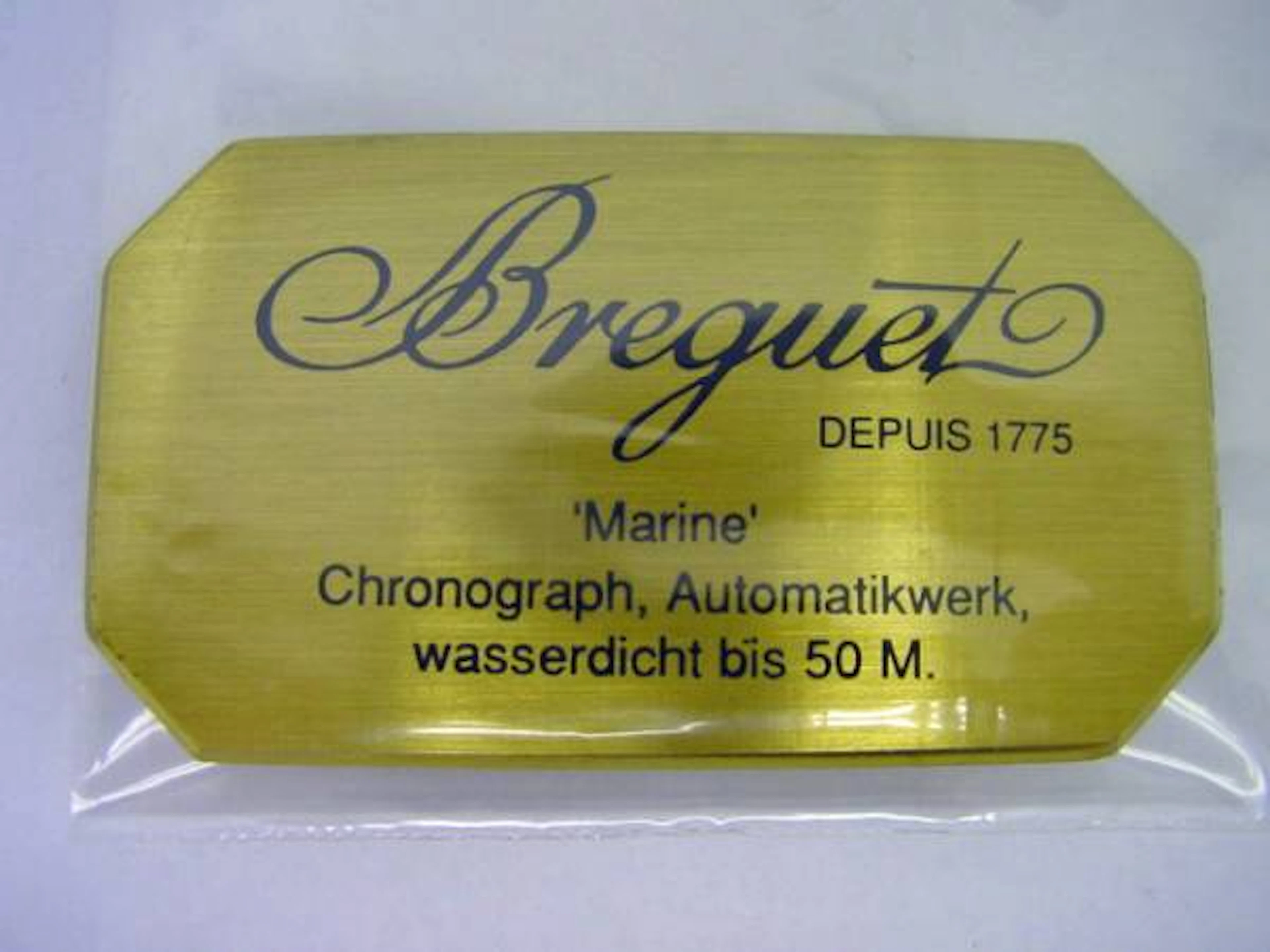 Konzessionär Dekorationsständer Marine Chronograph