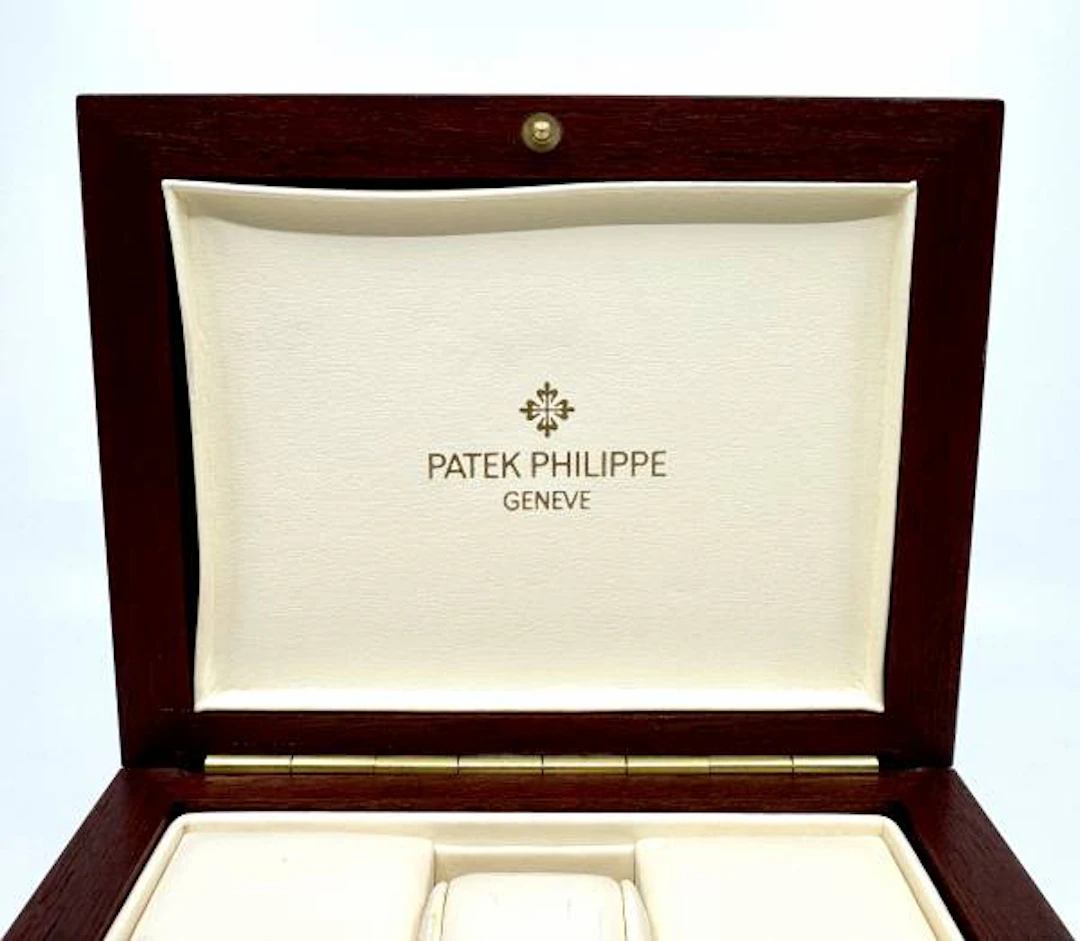 Patek Philippe Mahagoni Box Kalender und Komplikations-Modelle