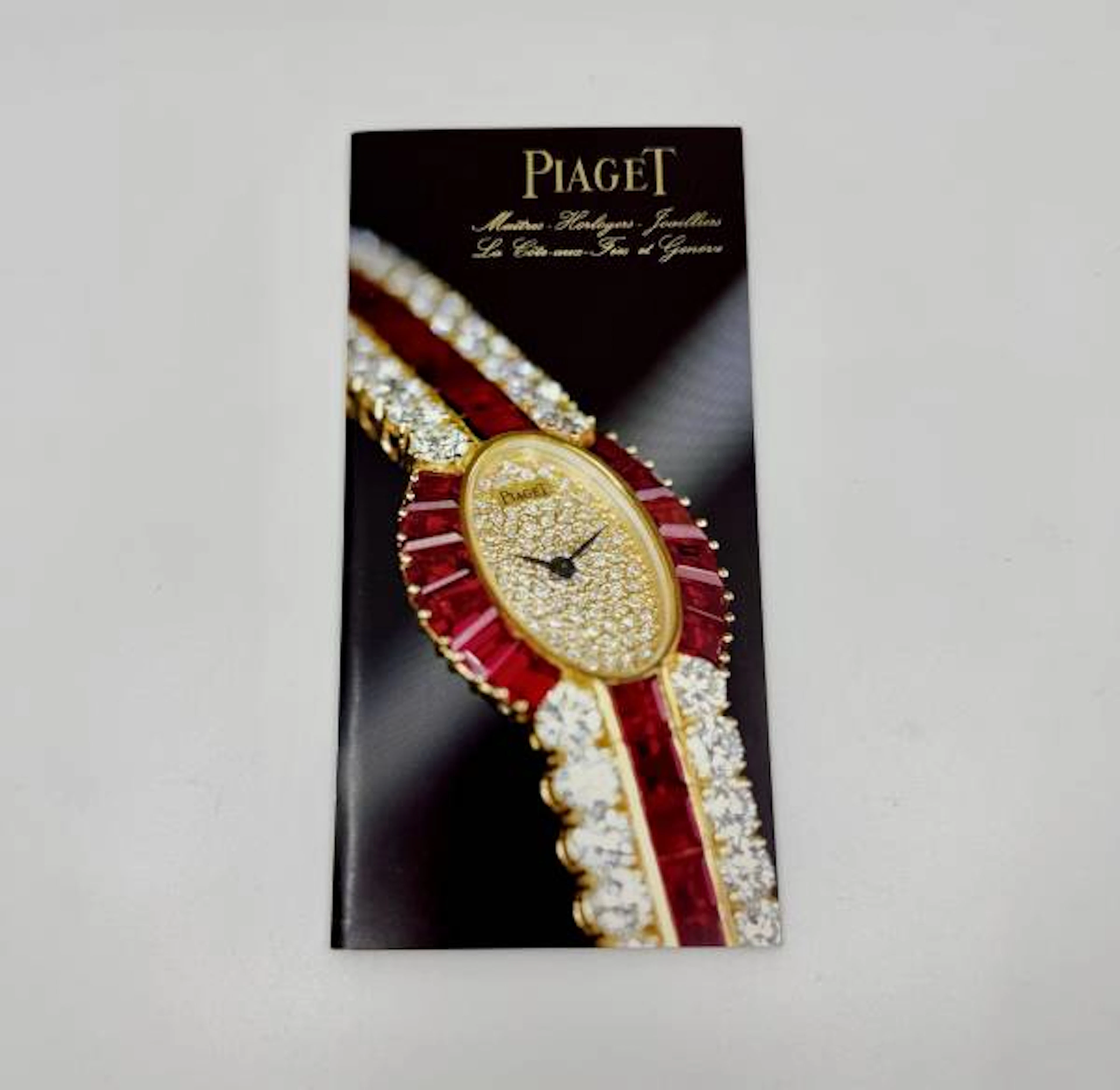 Piaget Uhren Katalog u.a. Piaget Polo von 1983 in deutsch mit Preisliste 1985
