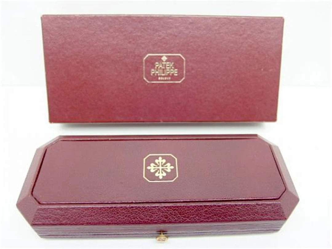 Patek Philippe kurze Box für Lederband Modelle mit Umkarton