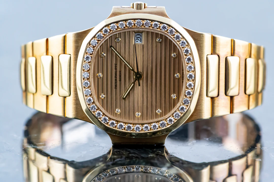 Patek Philippe 3800 sehr seltene Nautilus Diamond perfekter Zustand