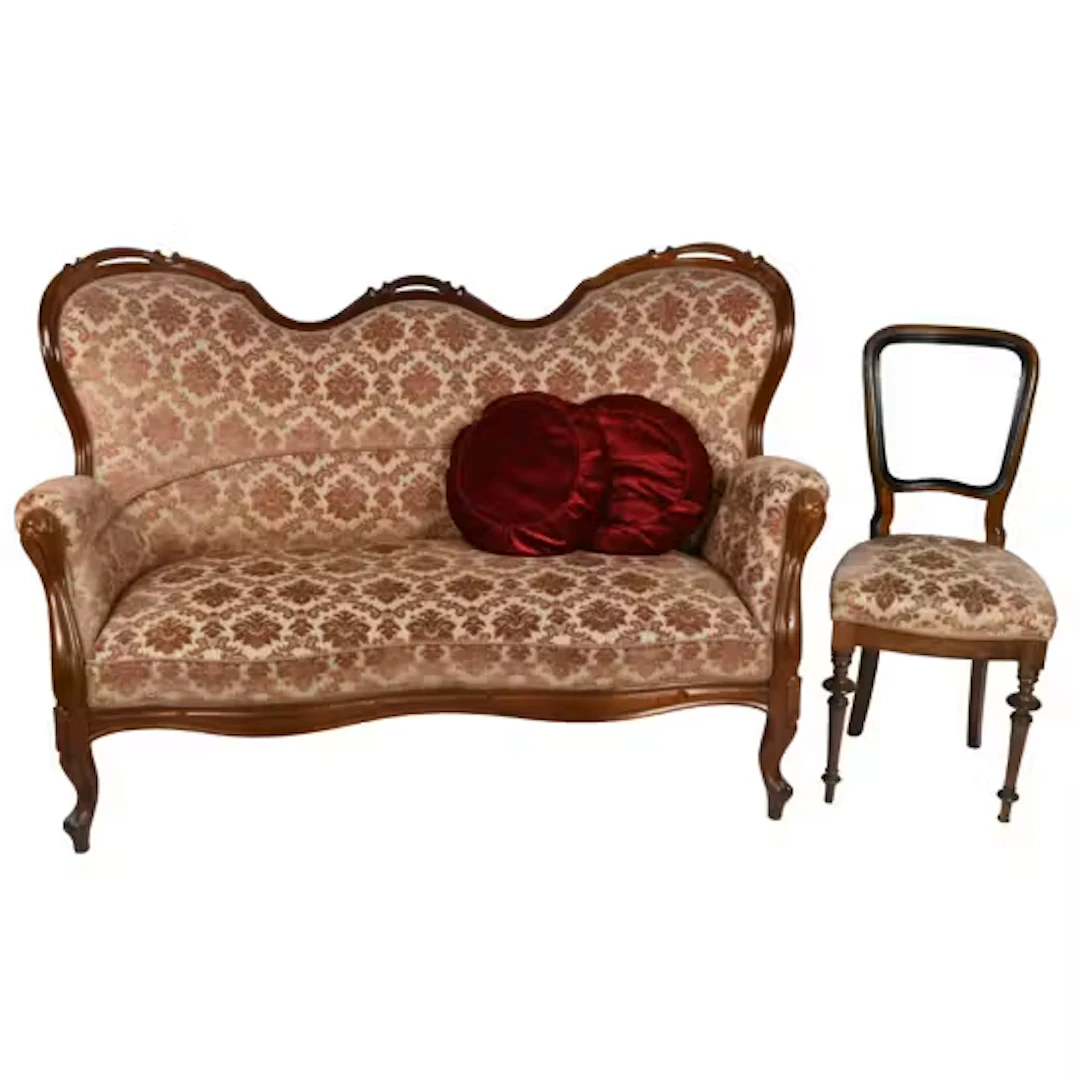 BIEDEMEIERSOFA og STOL
