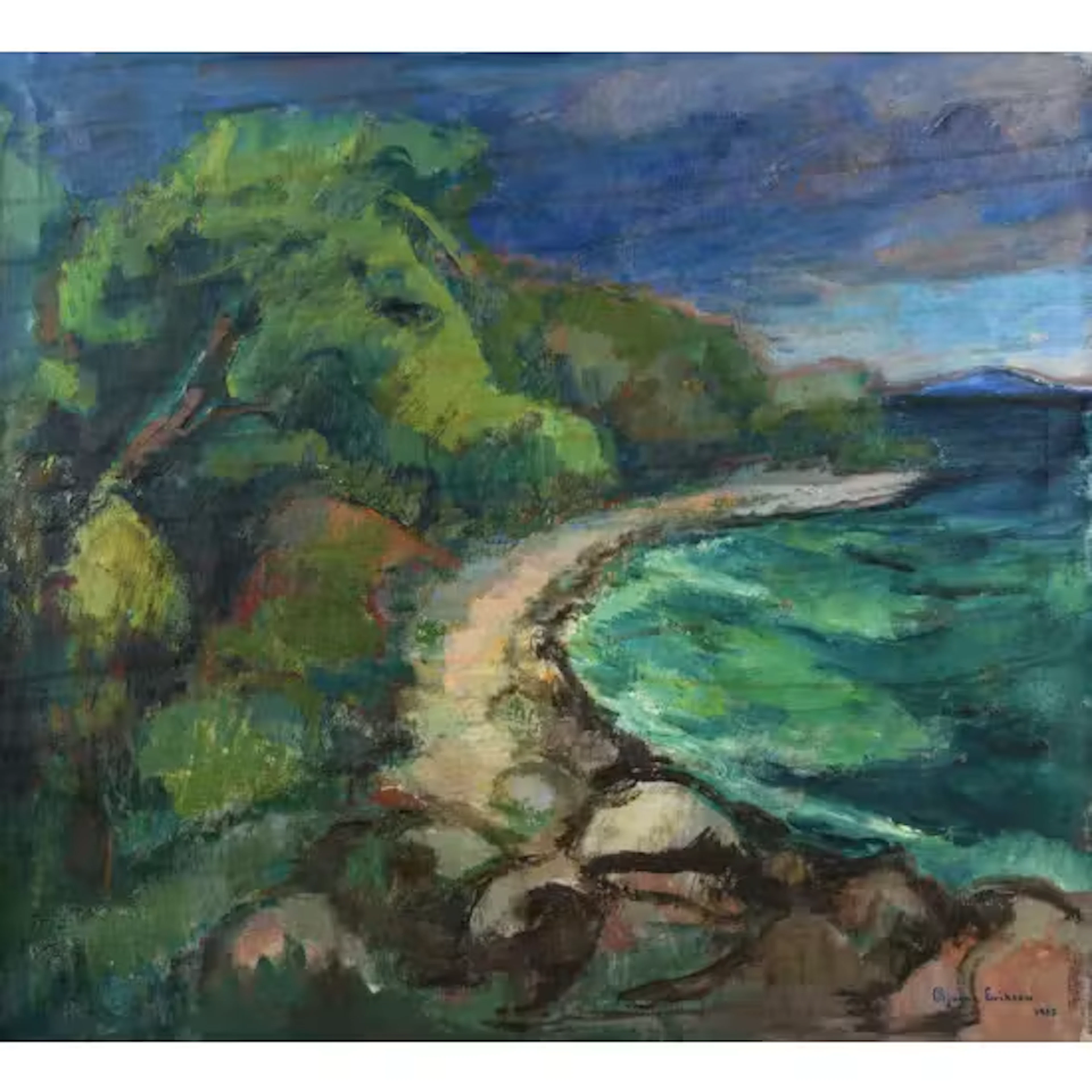 BJARNE ERIKSEN (1882-1970) "Landskap"