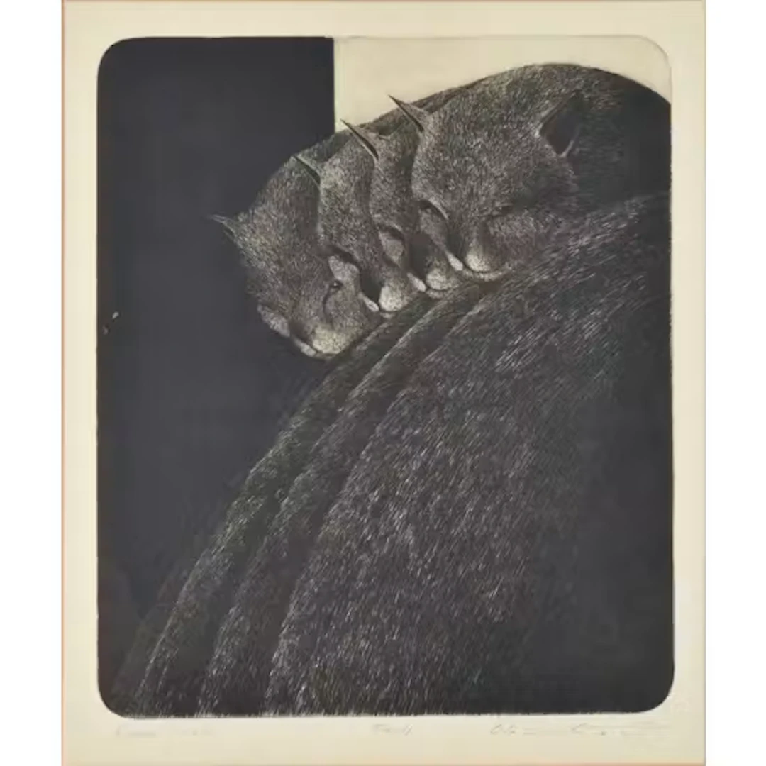 OLA STEEN (1952-) Koldnål 4/30 "Family"