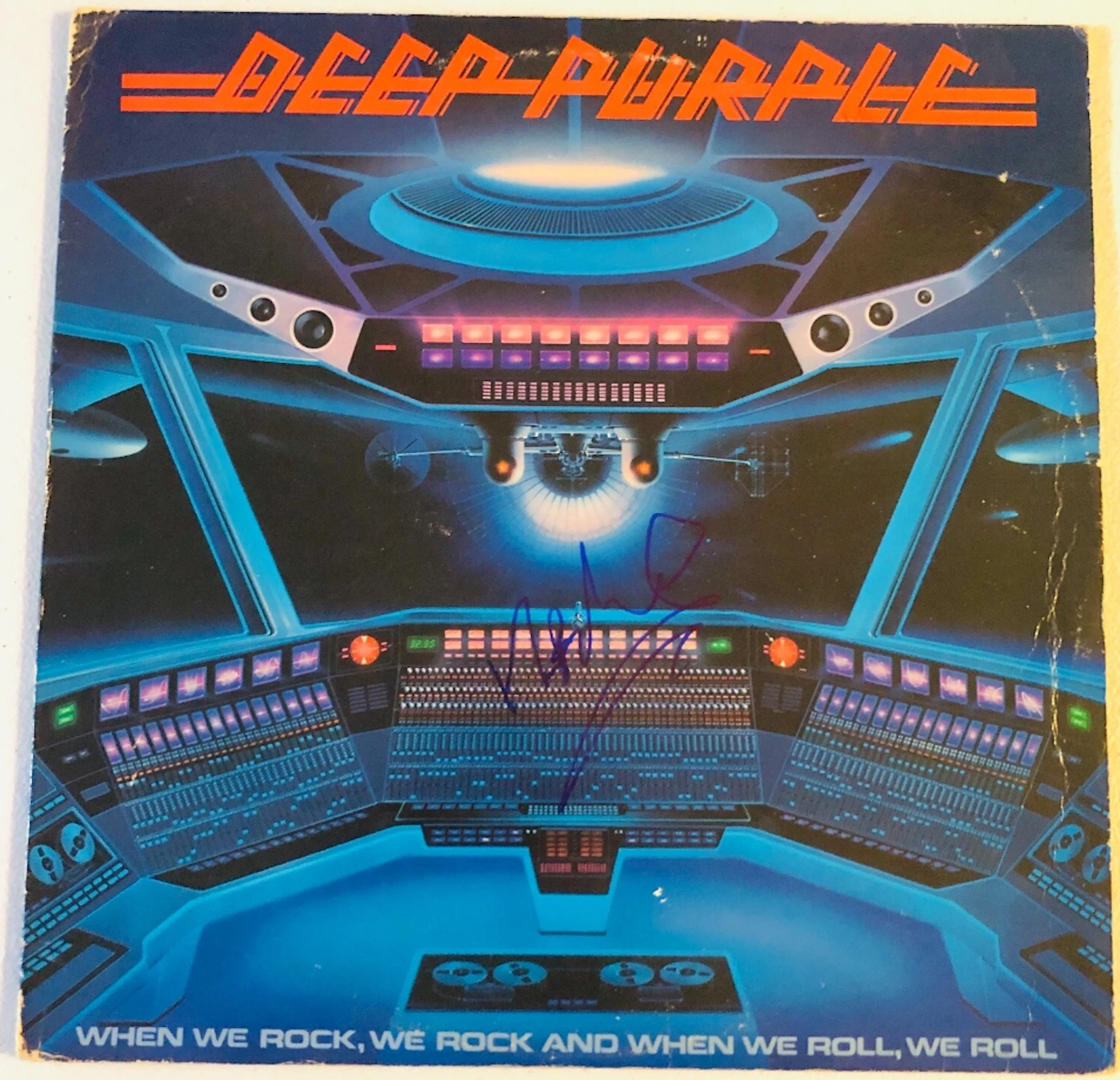 Deep Purple: Ritchie Blackmore Signed "When We Rock" Album (Beckett