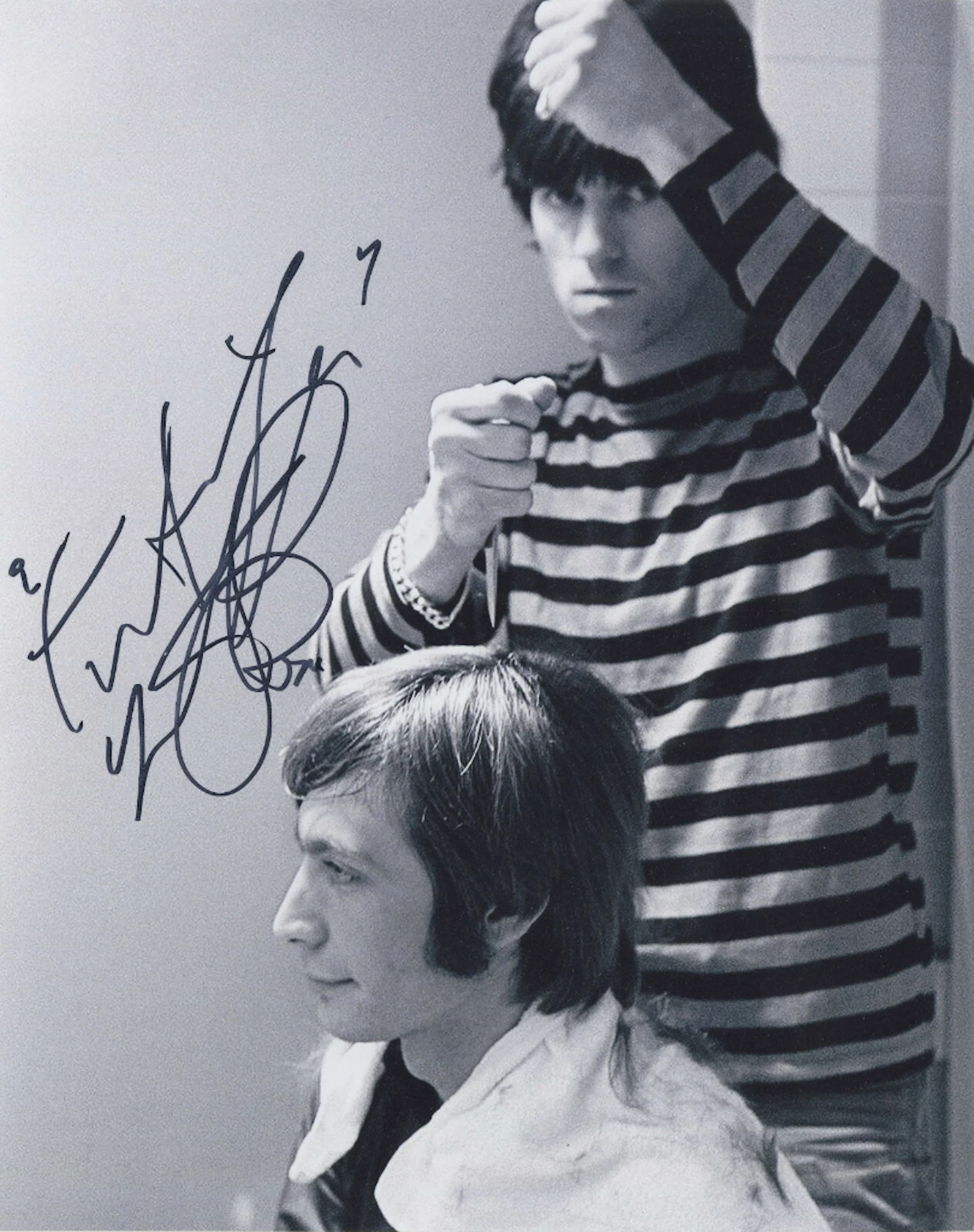 Rolling Stones: Charlie Watts Signed 10" x 8" Photo (ACOA Authentication)