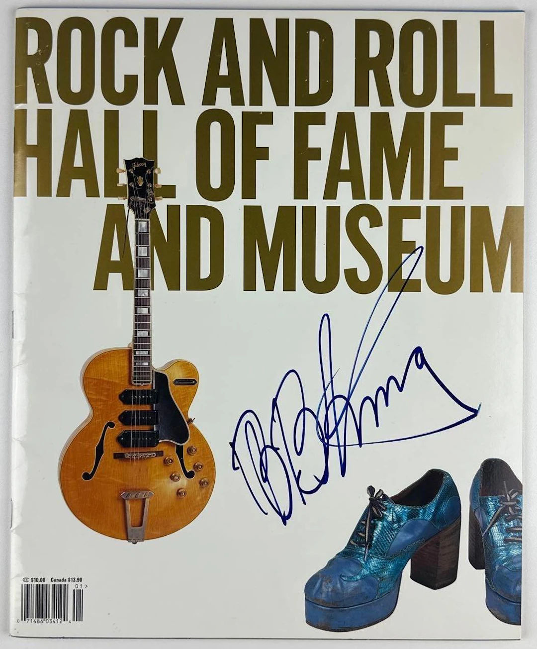 B.B. King Signed "Rock and Roll Hall of Fame and Museum" Magazine