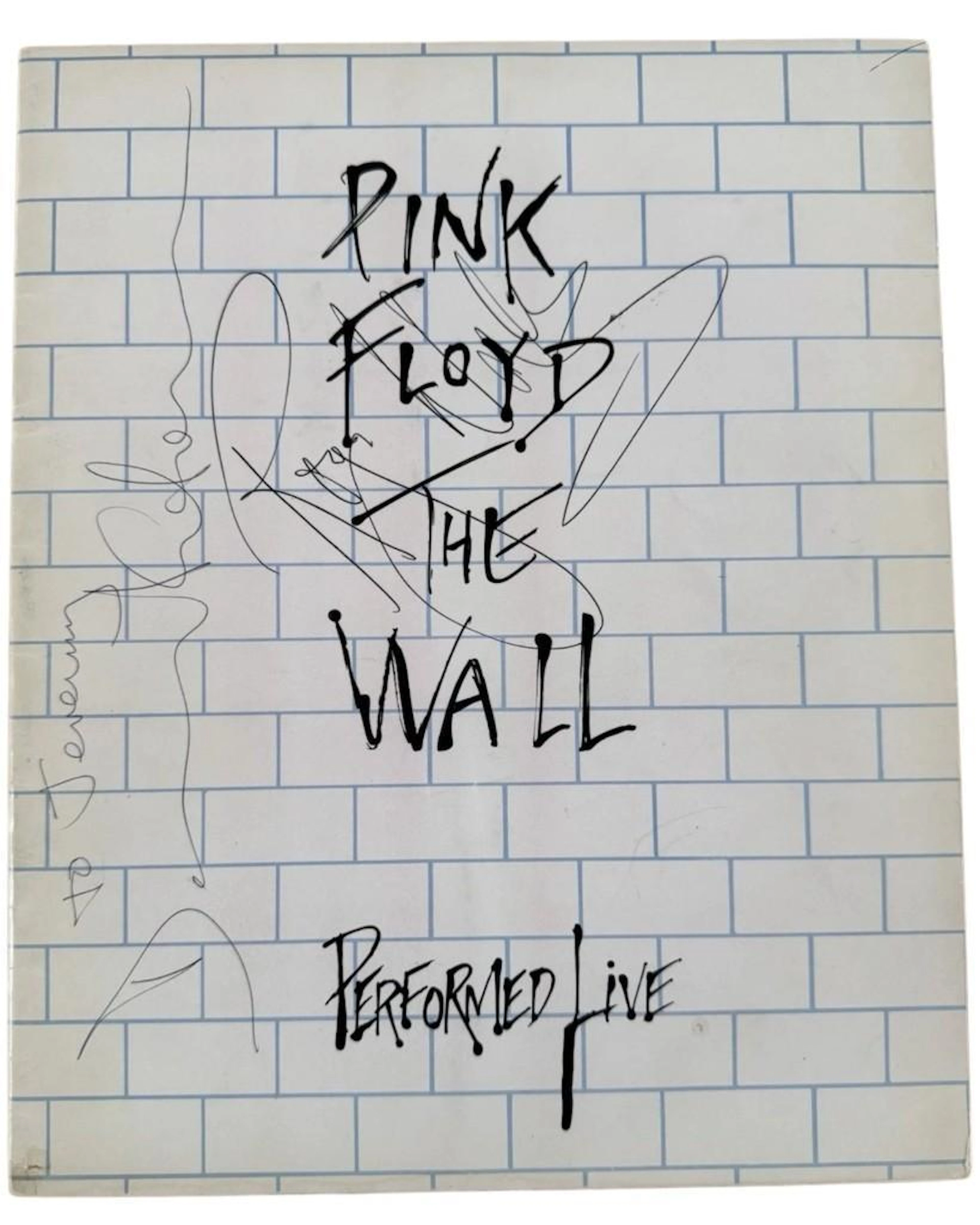 Pink Floyd: David Gilmour & Roger Waters Signed "The Wall" Program