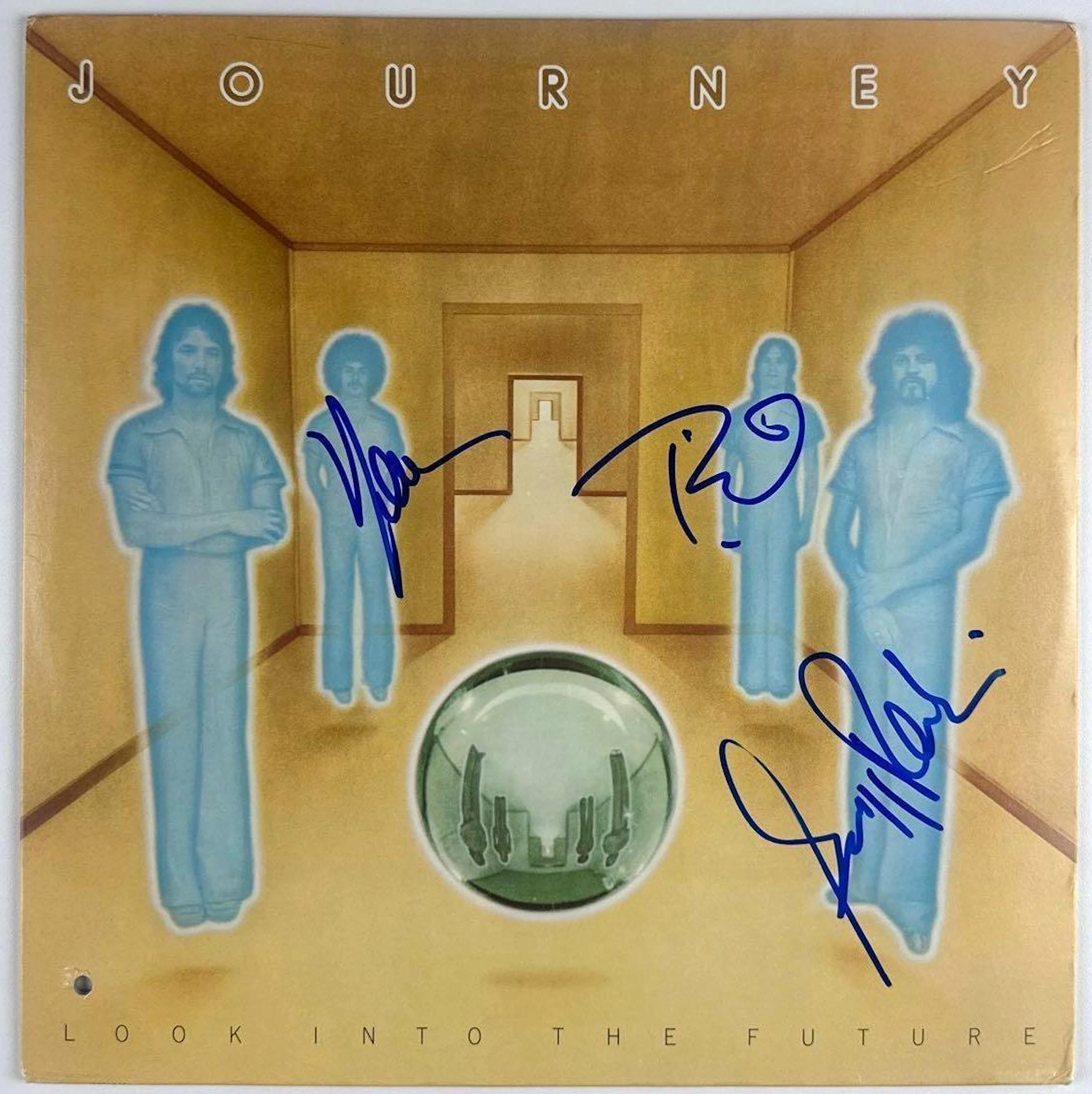 Journey Group Signed "Look into the Future" Album (3 Sigs) (JSA Authentication)
