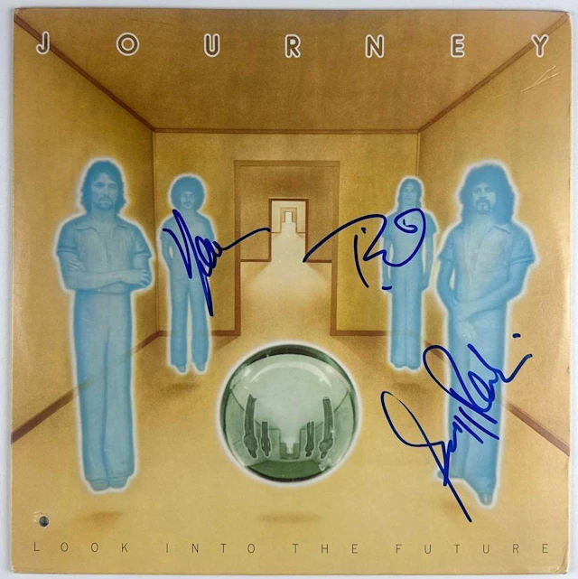 Journey Group Signed "Look into the Future" Album (3 Sigs) (JSA Authentication)
