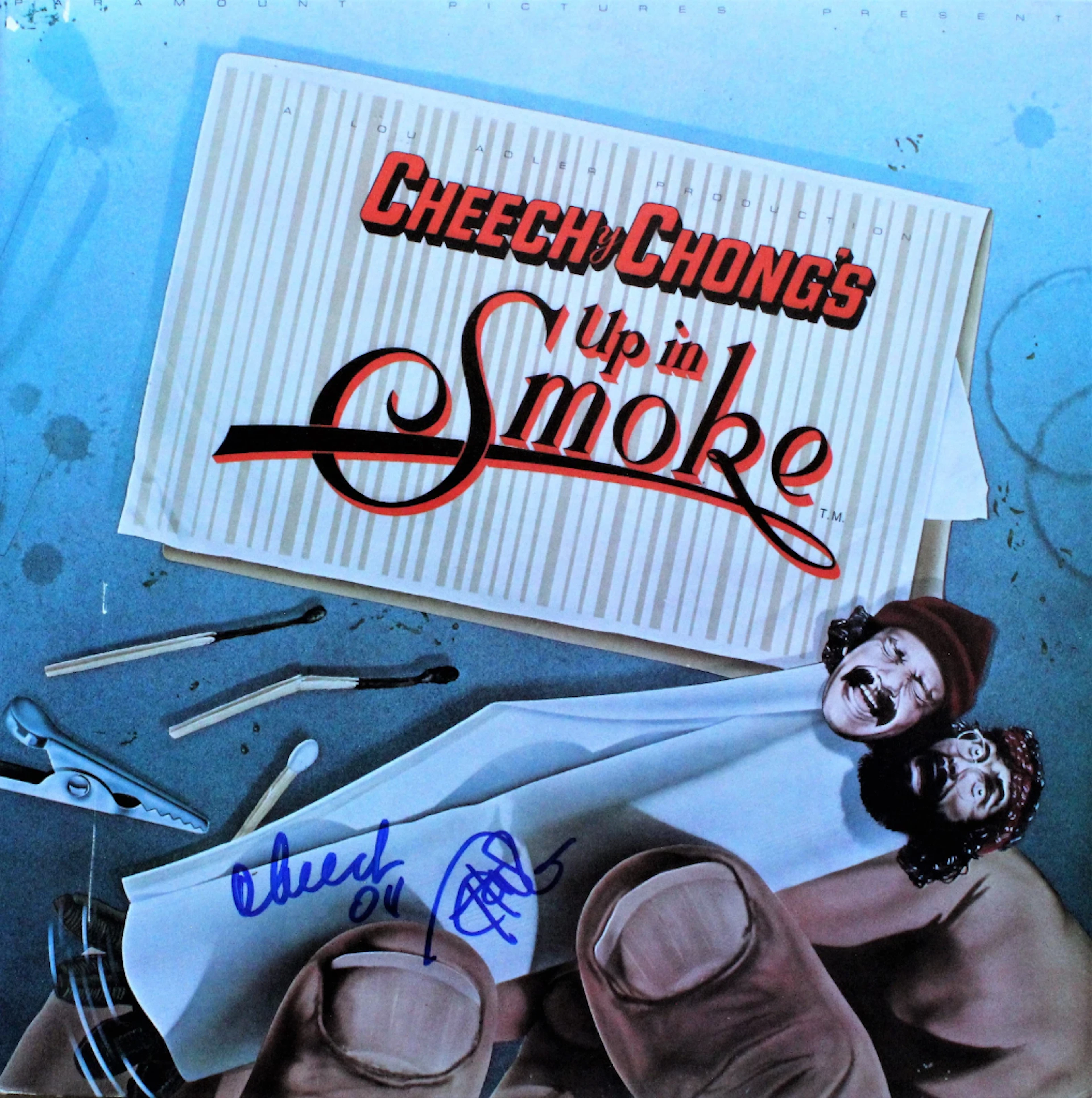 Cheech & Chong Fully Signed "Up in Smoke" Album (ACOA Authentication)