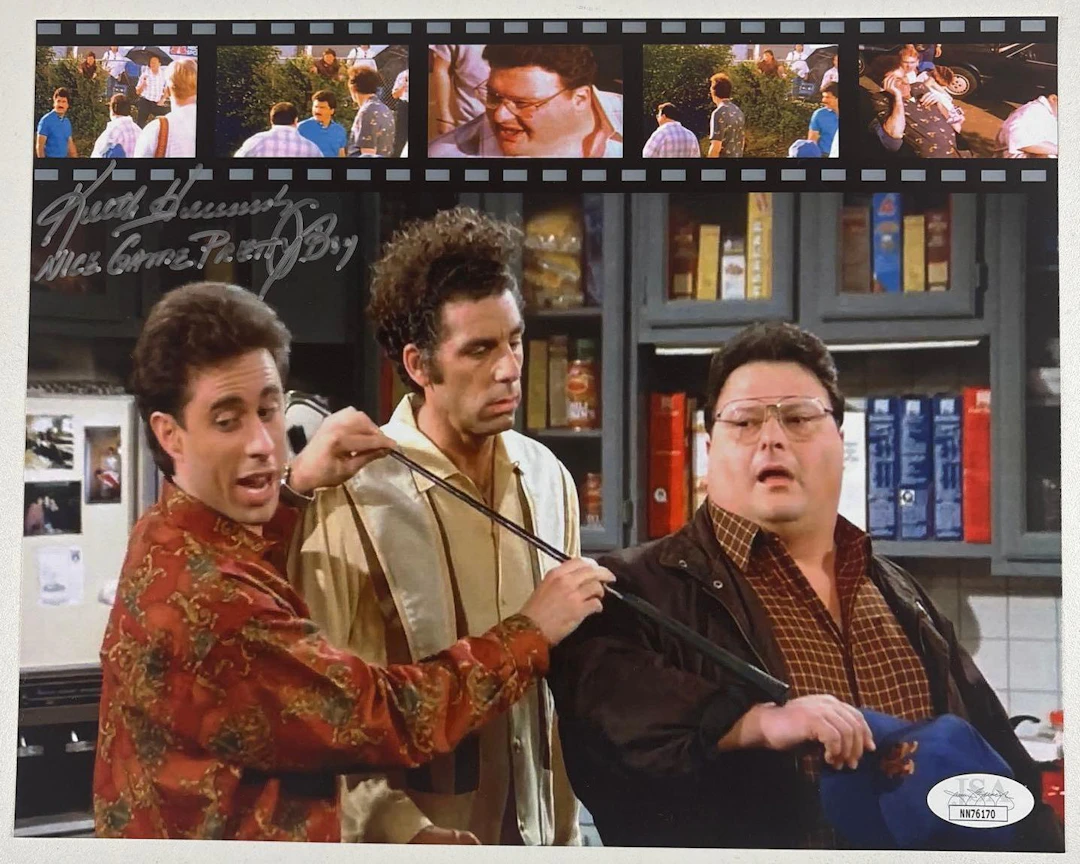 Seinfeld: Keith Hernandez Signed 10" x 8" Photo & Photo Strip (JSA
