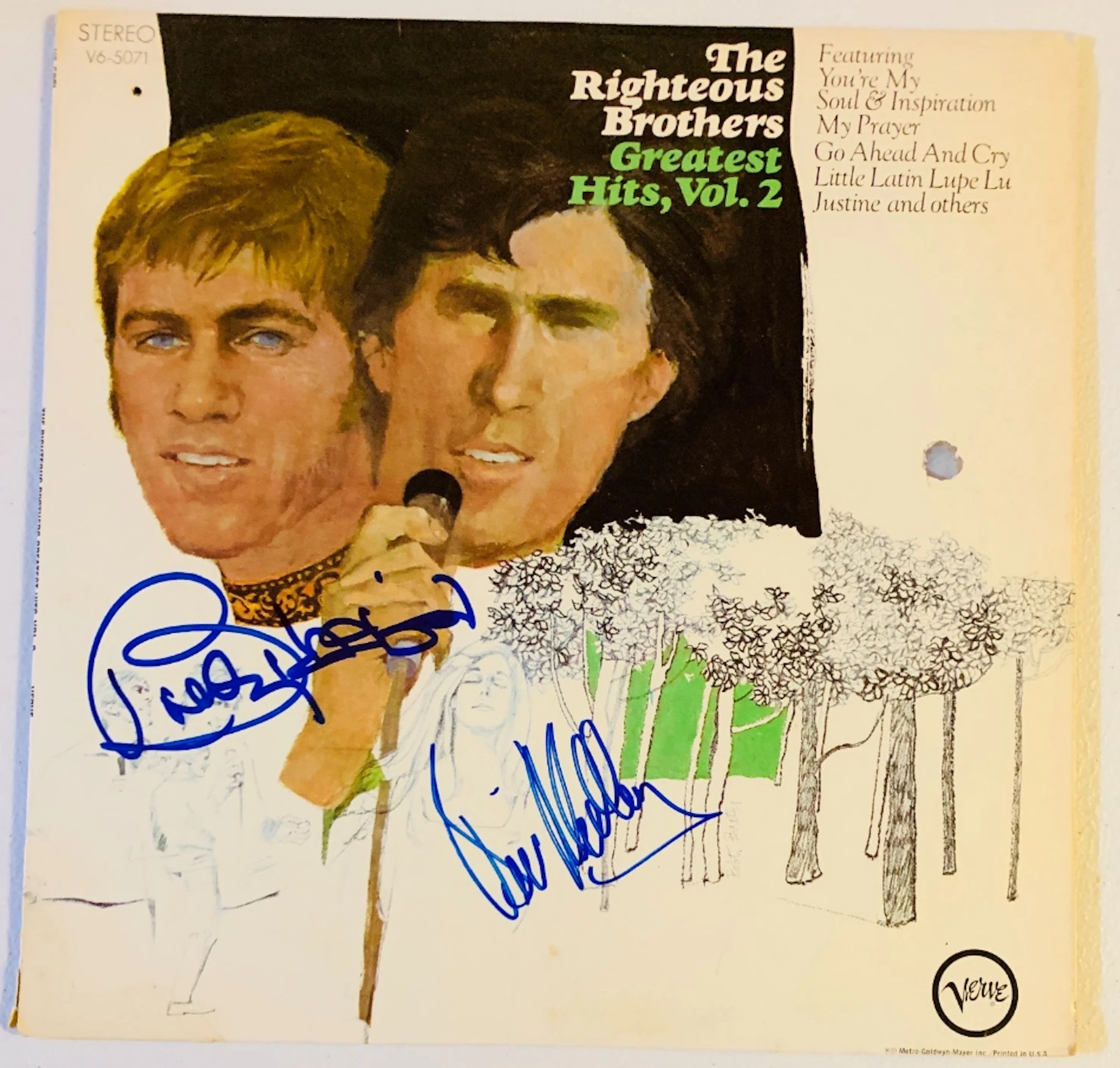 The Righteous Brothers Fully Group Signed "Greatest Hits, Vol. 2"