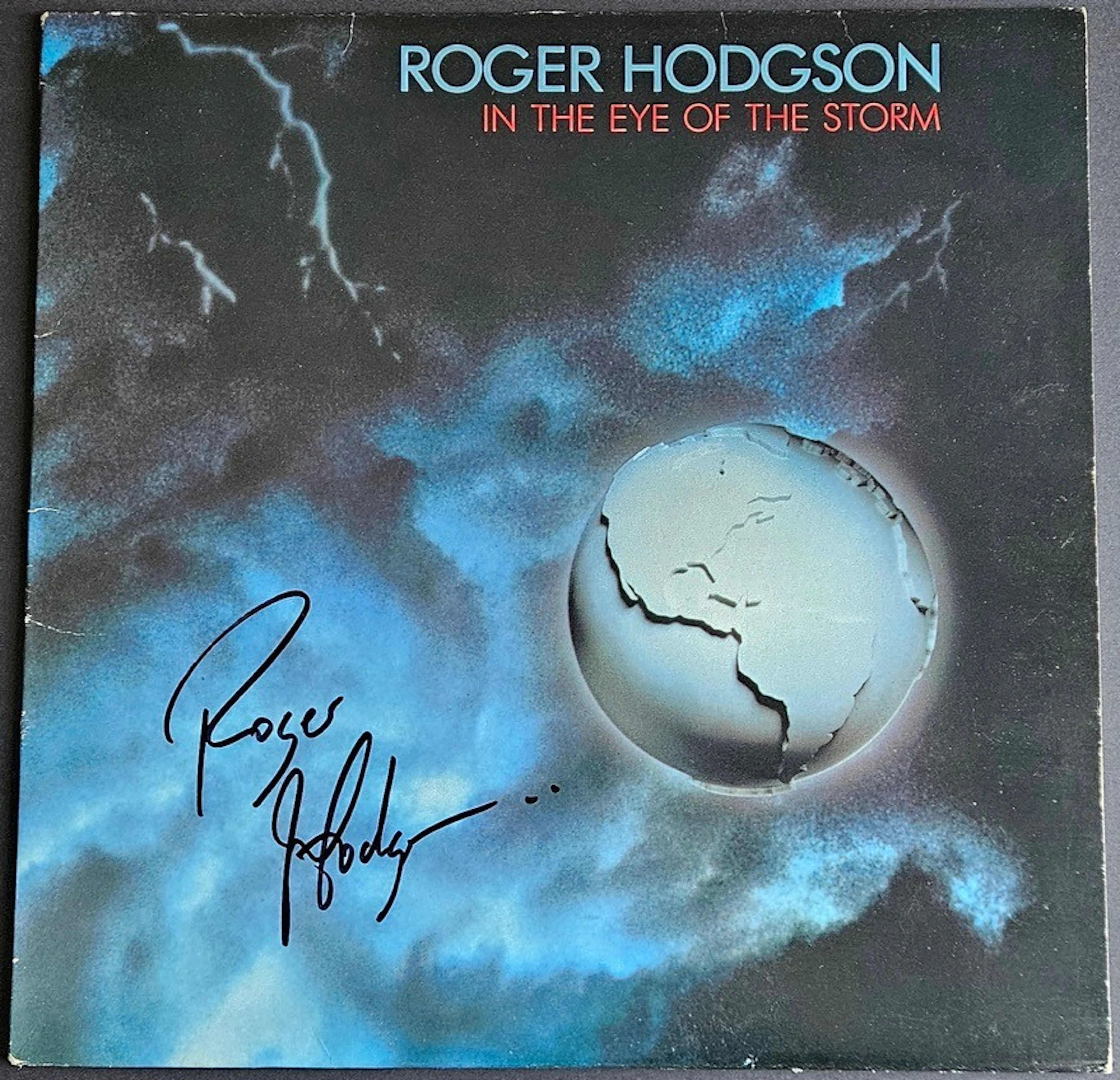 Roger Hodgson Signed “In the Eye of the Storm” Album (Third Party Guaranteed)
