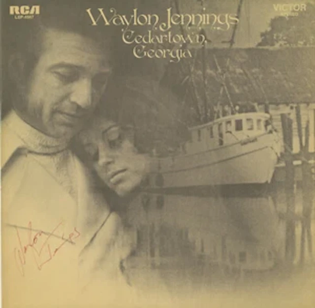Waylon Jennings Signed "Cedartown Georgia" Album (ACOA Authentication)