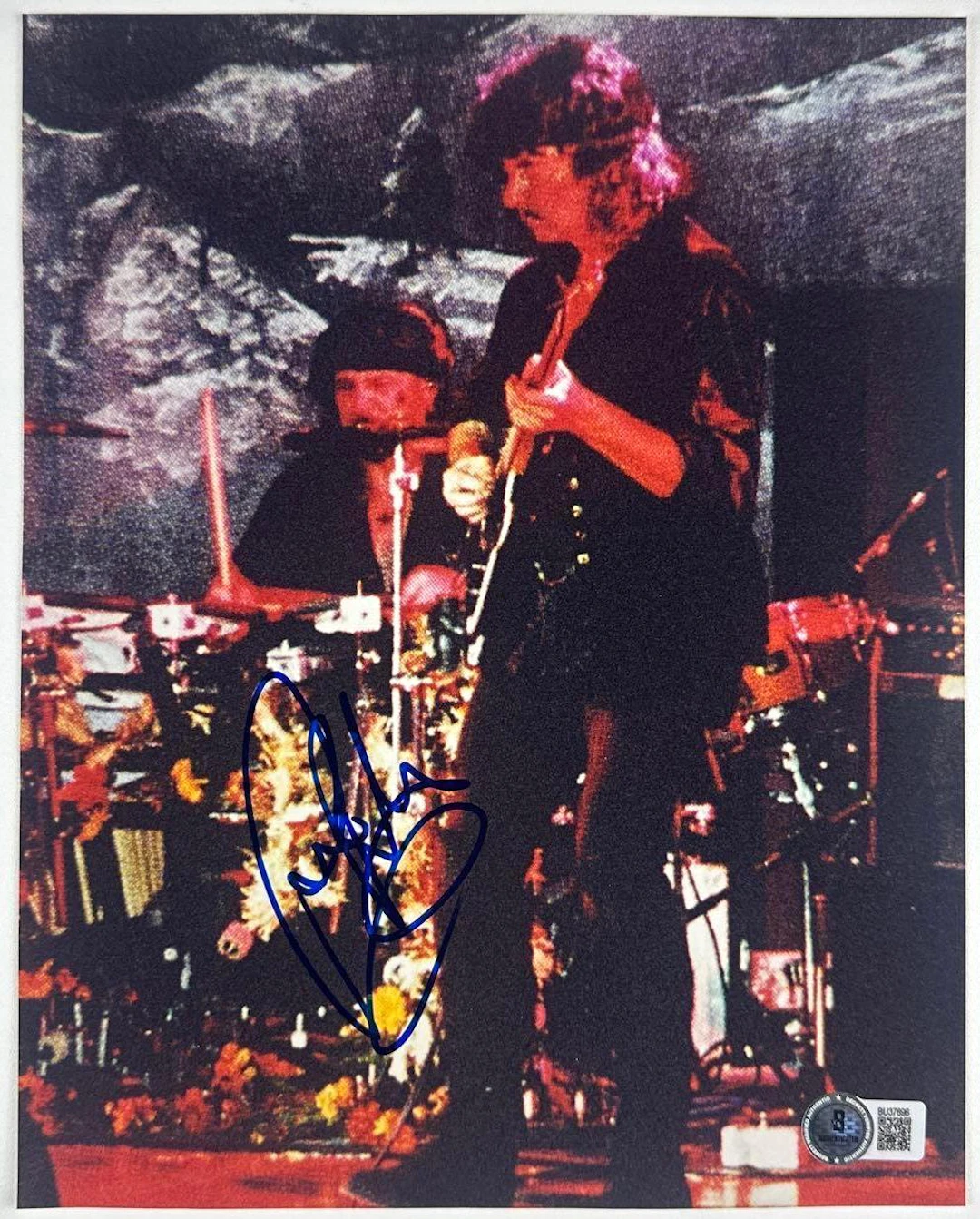 Rainbow: Ritchie Blackmore Signed 10" x 8" Photo (Beckett Authentication)