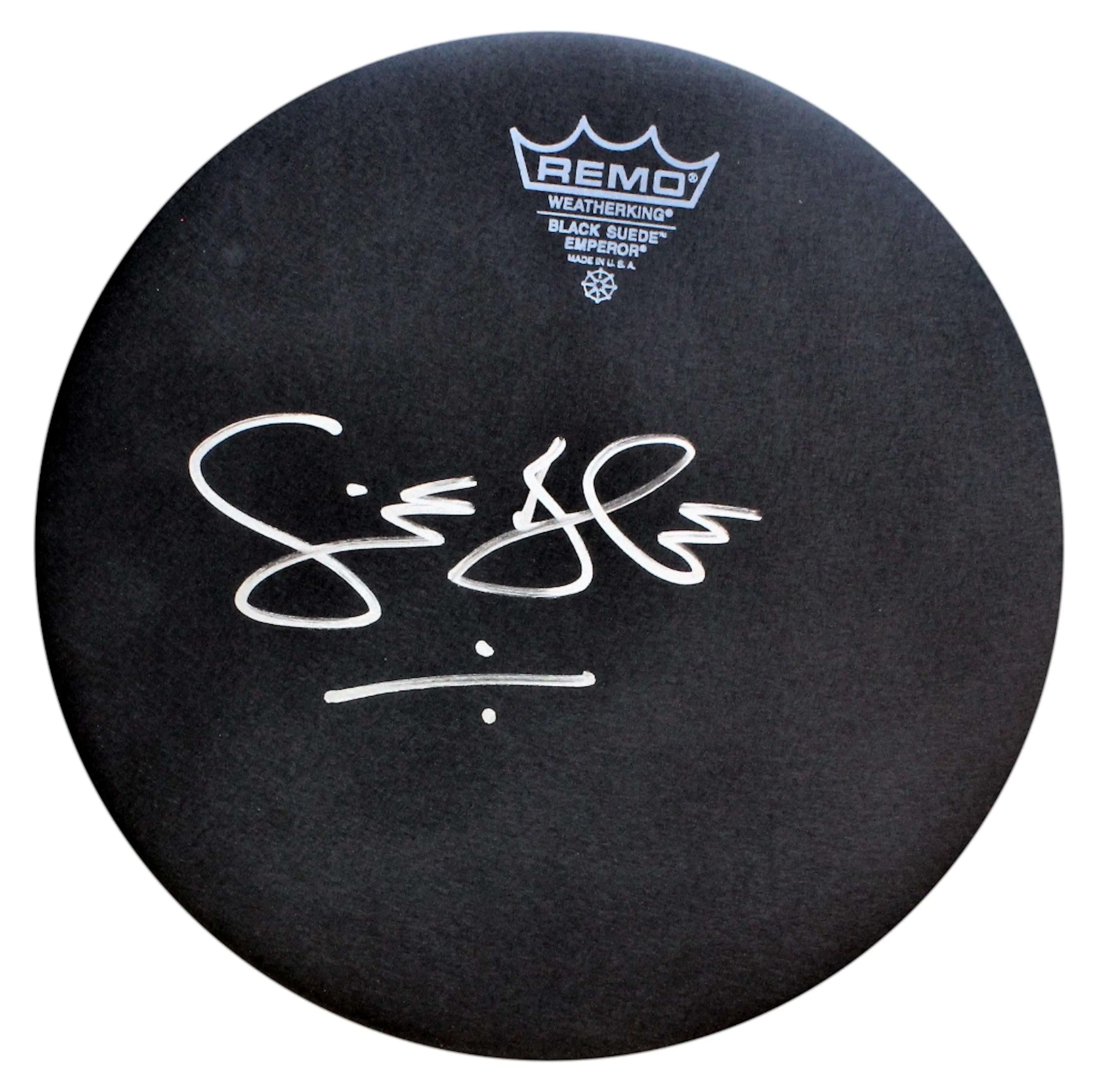 Cream: Ginger Baker Signed 10" Remo Brand Drumhead (ACOA Authentication)