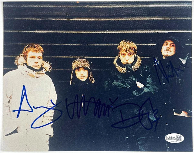 Travis Fully Group Signed 8" x 10" Photo (4 Sigs) (JSA Authentication)