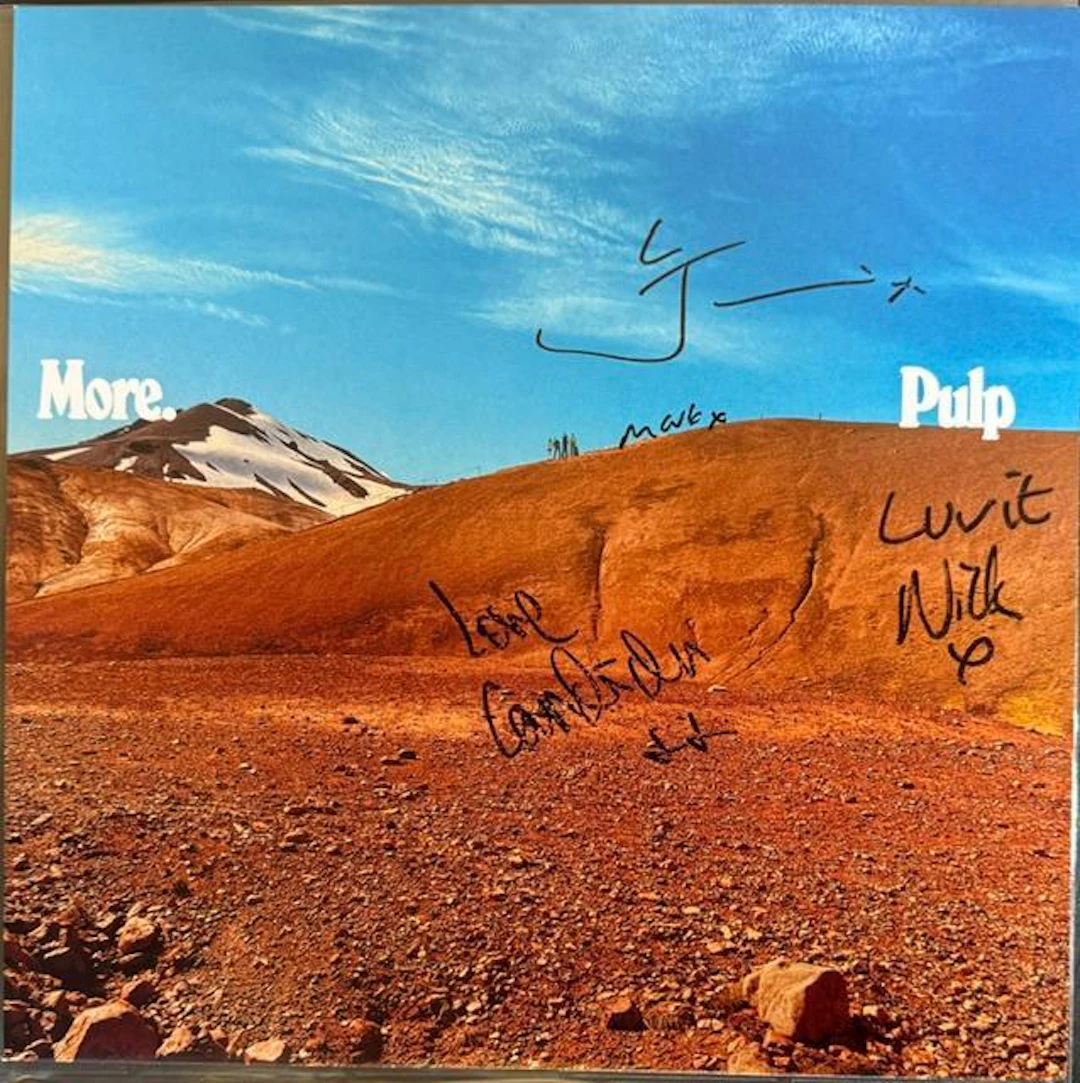 Pulp Original Lineup Fully Group Signed "More" Album (4 Sigs) (Third