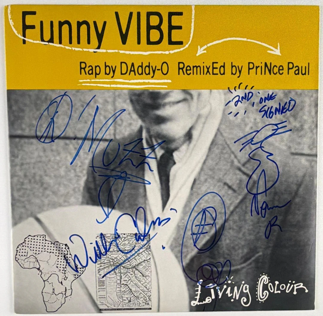 Living Colour Fully Group Signed "Funny Vibe" Album (4 Sigs) (JSA
