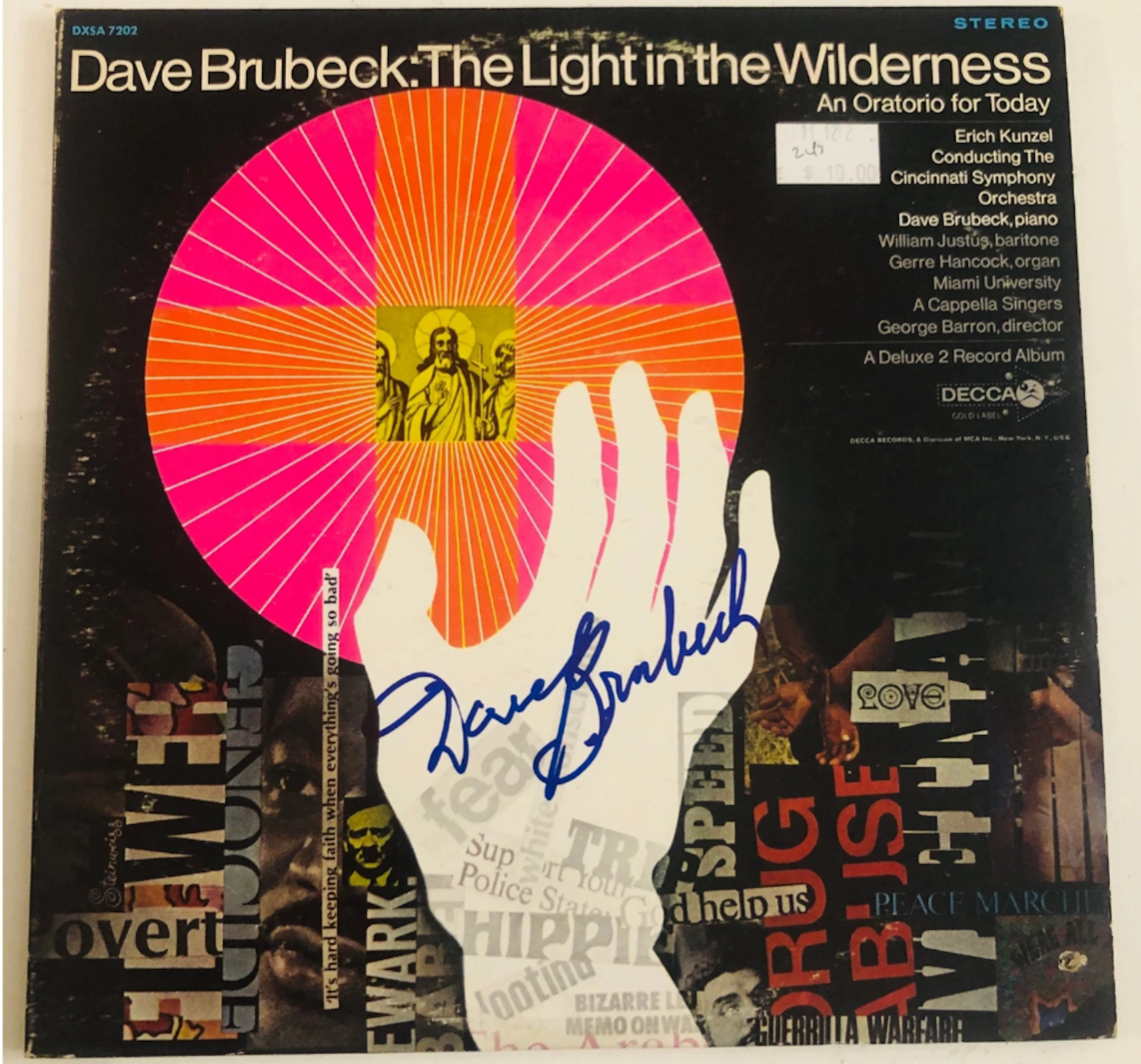 Dave Brubeck Signed "The Light in the Wilderness" Album (Beckett