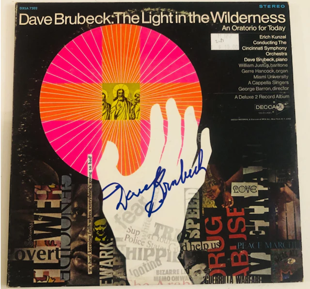Dave Brubeck Signed "The Light in the Wilderness" Album (Beckett