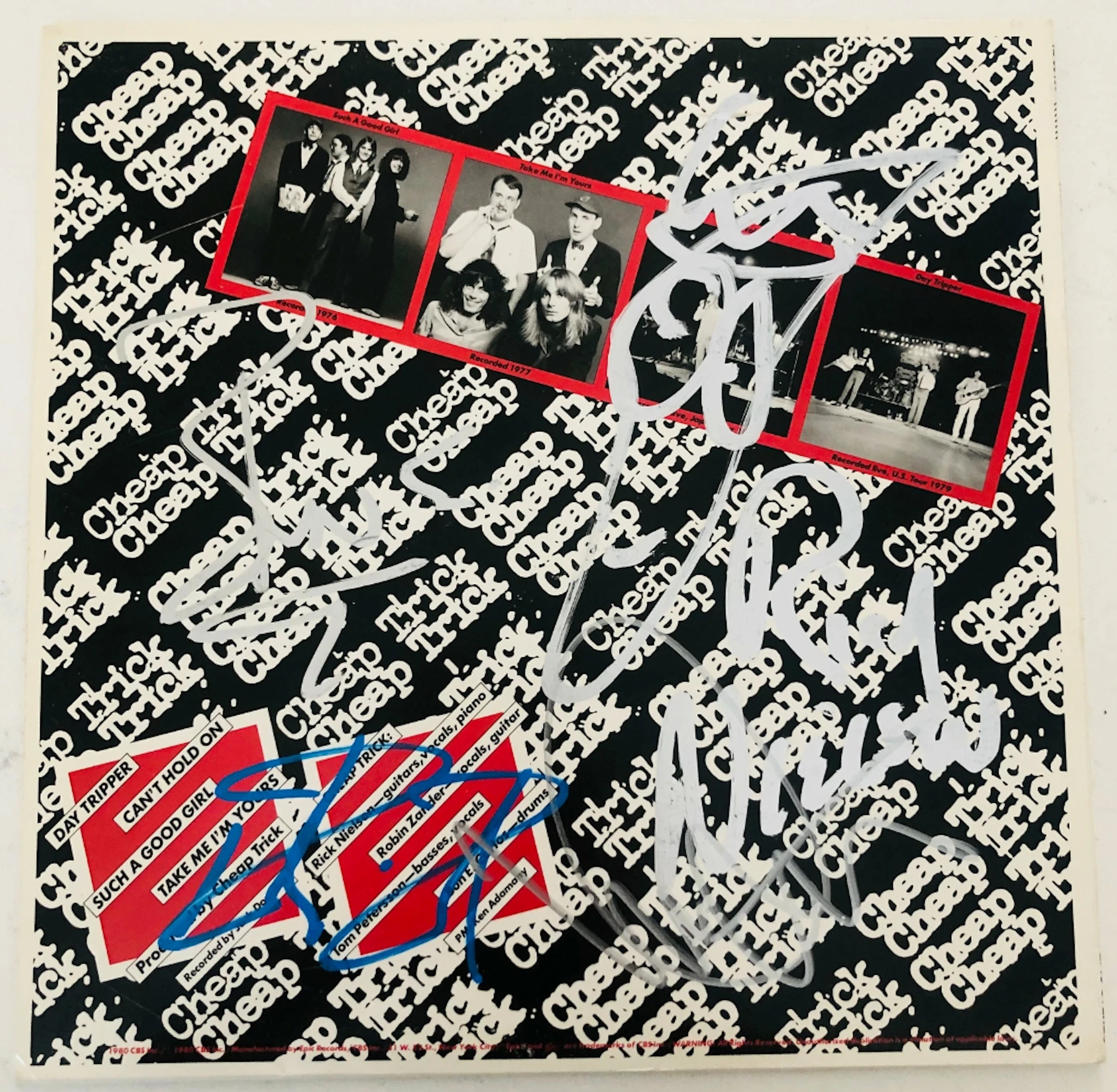 Cheap Trick Fully Group Signed "Found All the Parts" 45 (4 Sigs) (Beckett)