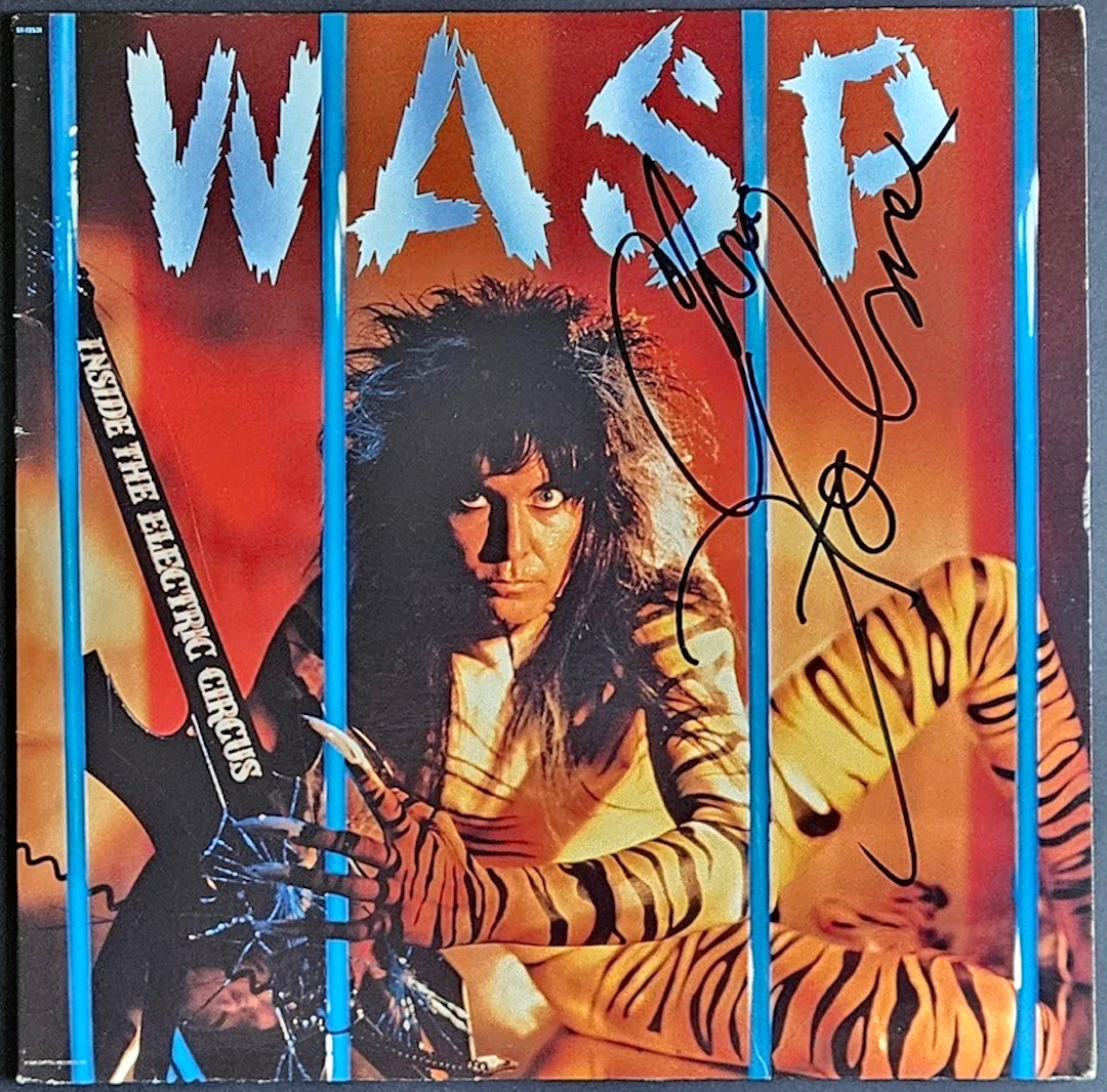 W.A.S.P: Chris Holmes Signed "Inside the Electric Circus" Album (Third Party)