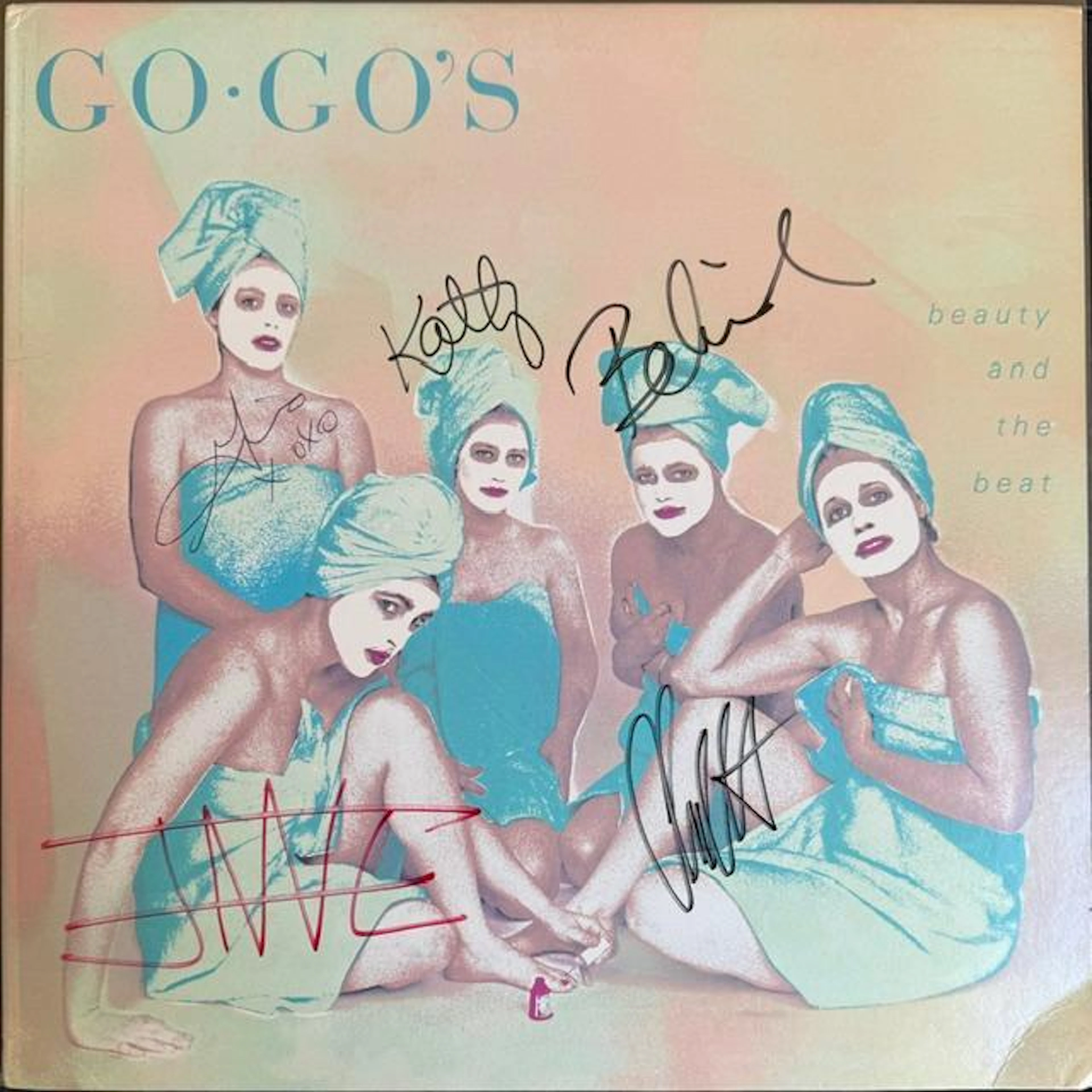 The Go-Go's Fully Group Signed "Beauty & the Beat" Album (5 Sigs)
