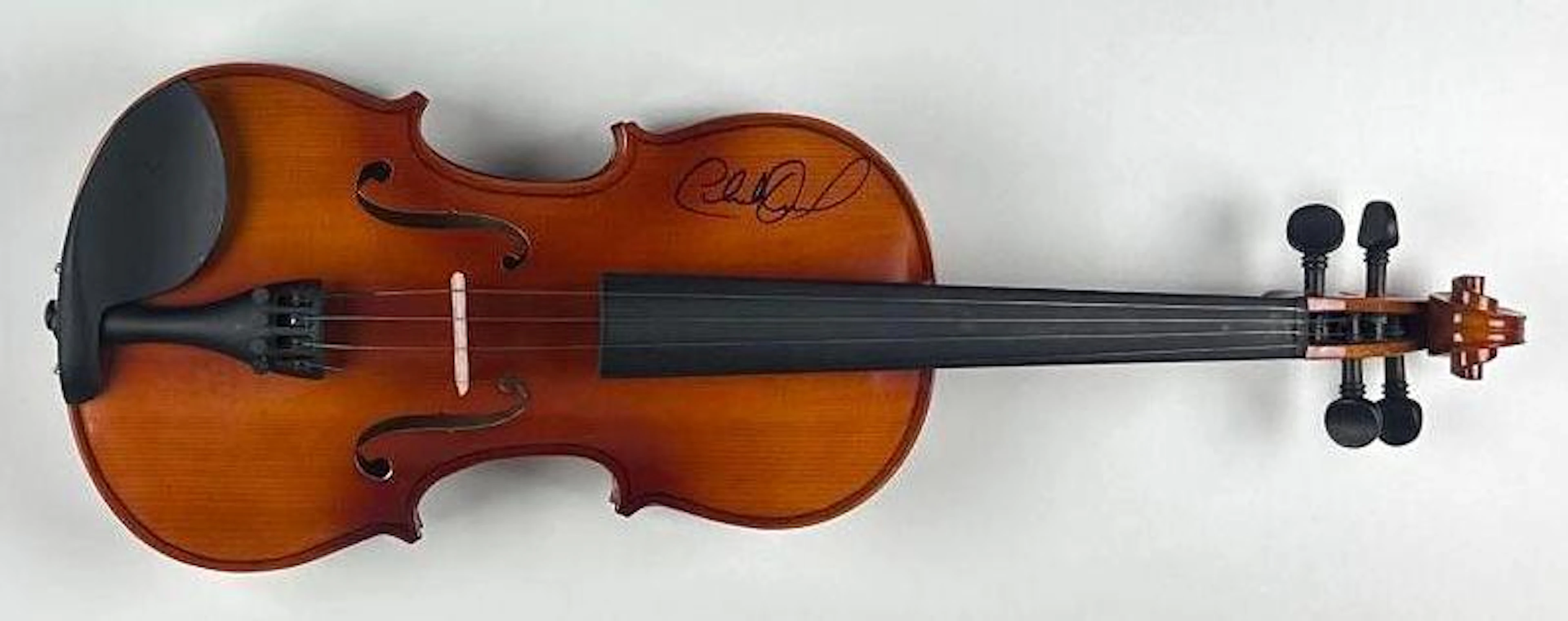 Charlie Daniels Signed Wooden Fiddle (Third Party Guaranteed)