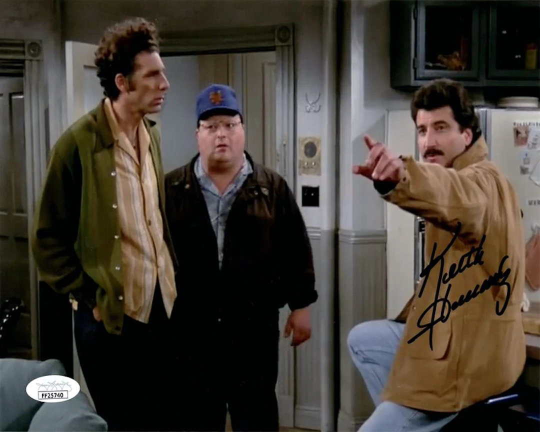 Seinfeld: Keith Hernandez Signed 8" x 10" Photo Newman & Kramer (JSA)