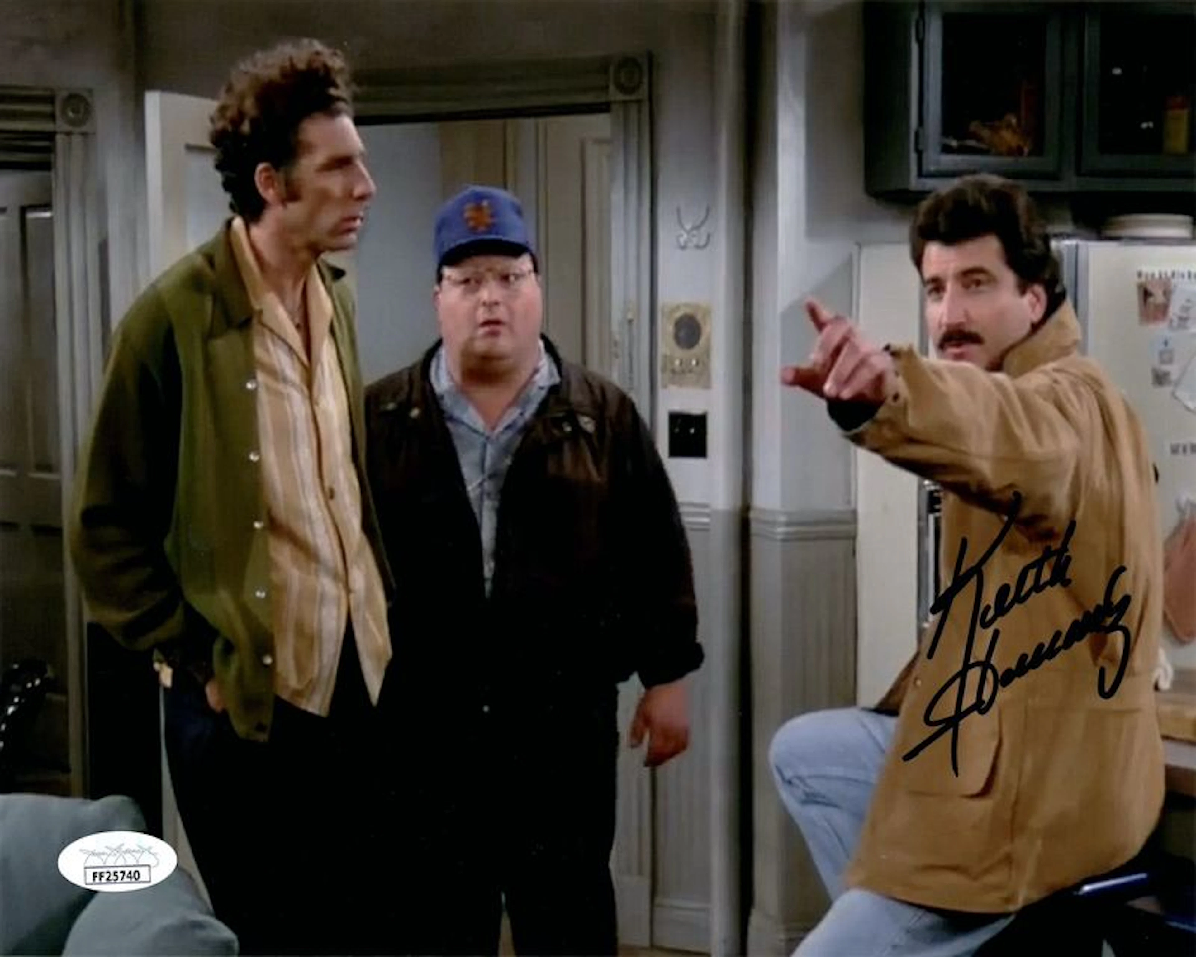 Seinfeld: Keith Hernandez Signed 8" x 10" Photo Newman & Kramer (JSA)