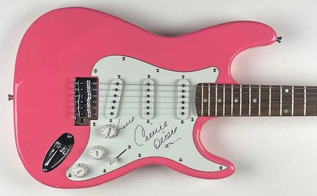 Celine Dion Signed Stedman Pro Strat-Style Guitar (Third Party)