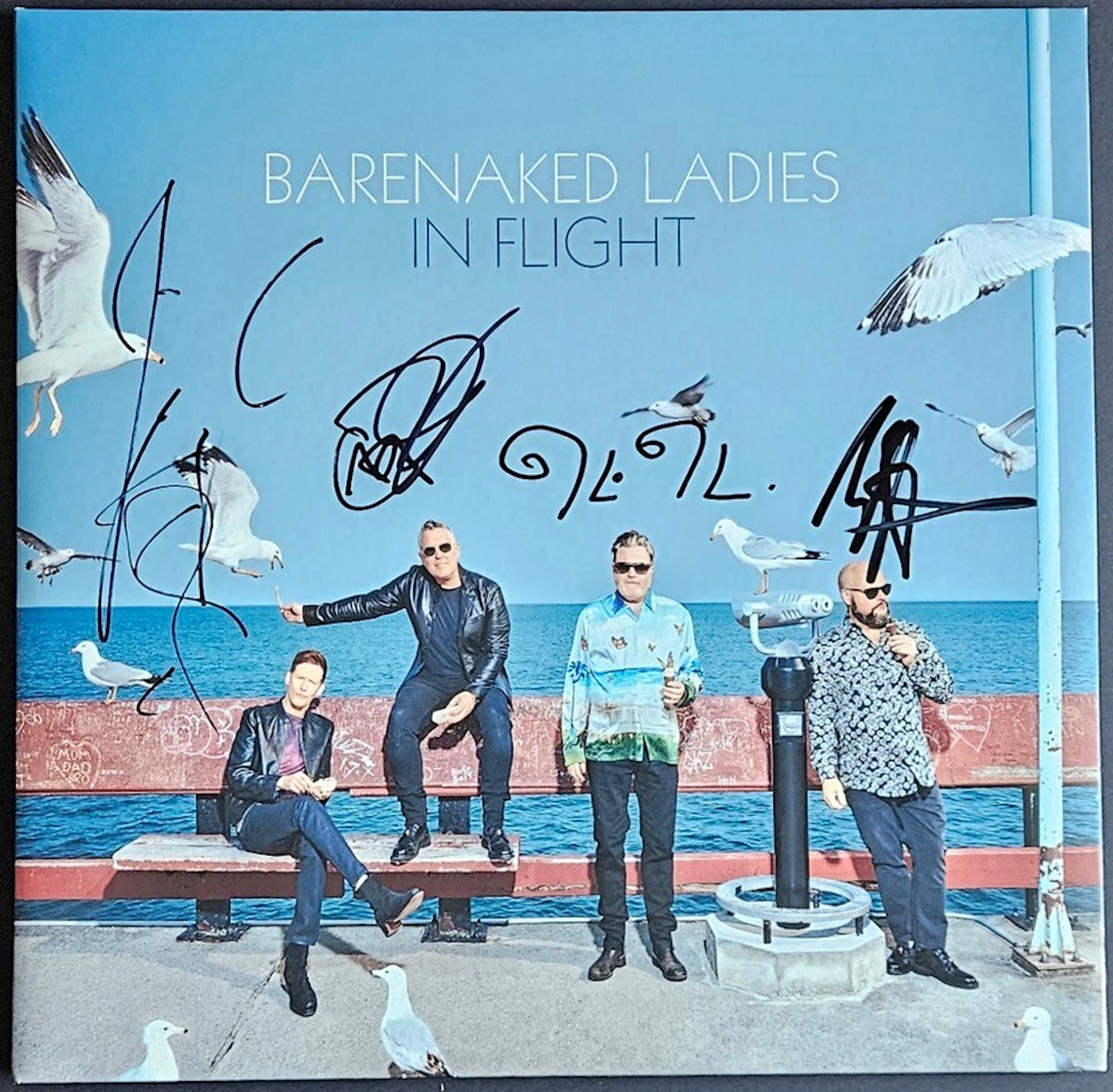 Barenaked Ladies Group Signed “In Flight” Album (4 Sigs) (Third Party