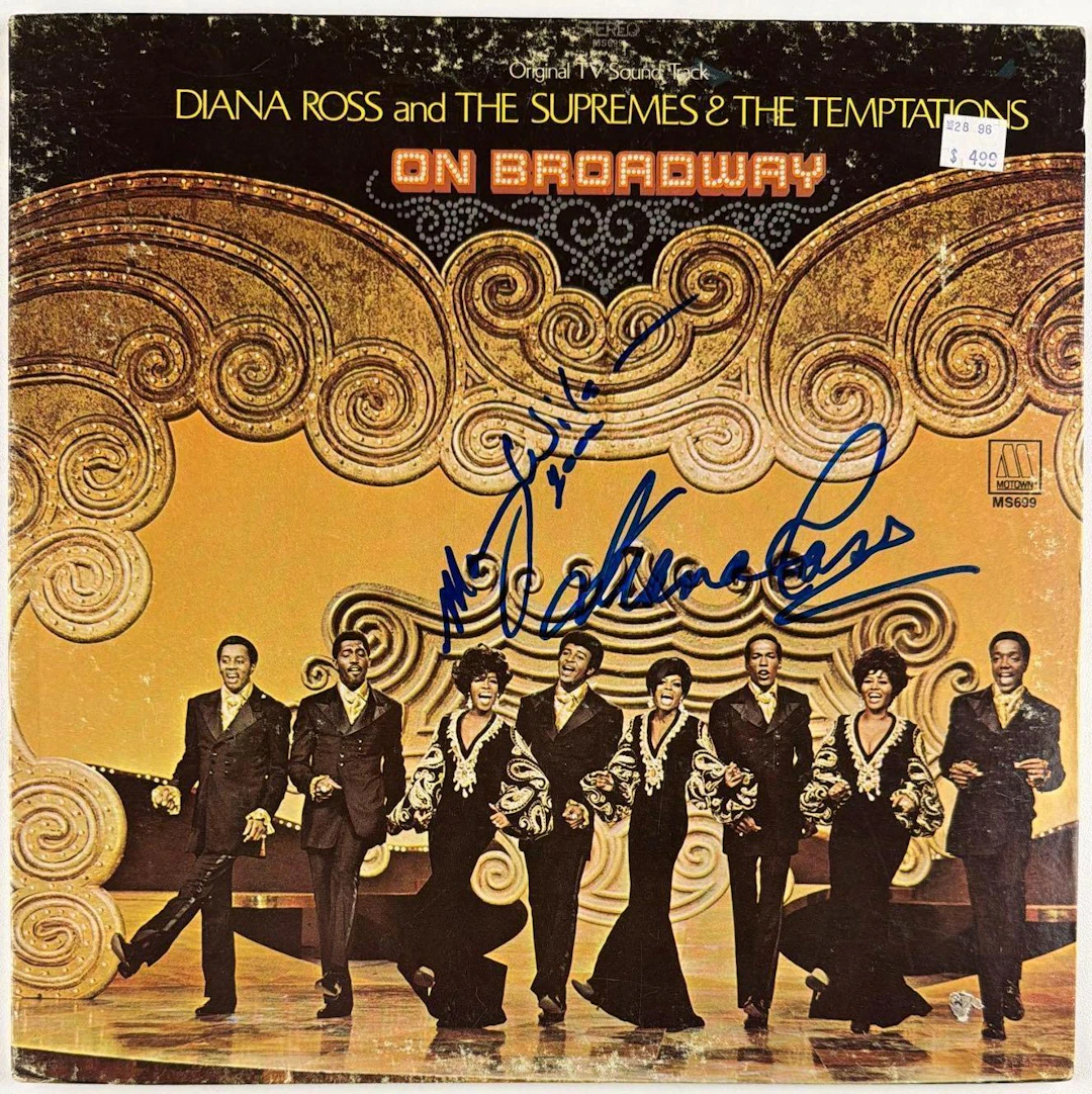 The Supremes: Diana Ross & Mary Wilson Signed "On Broadway" Album