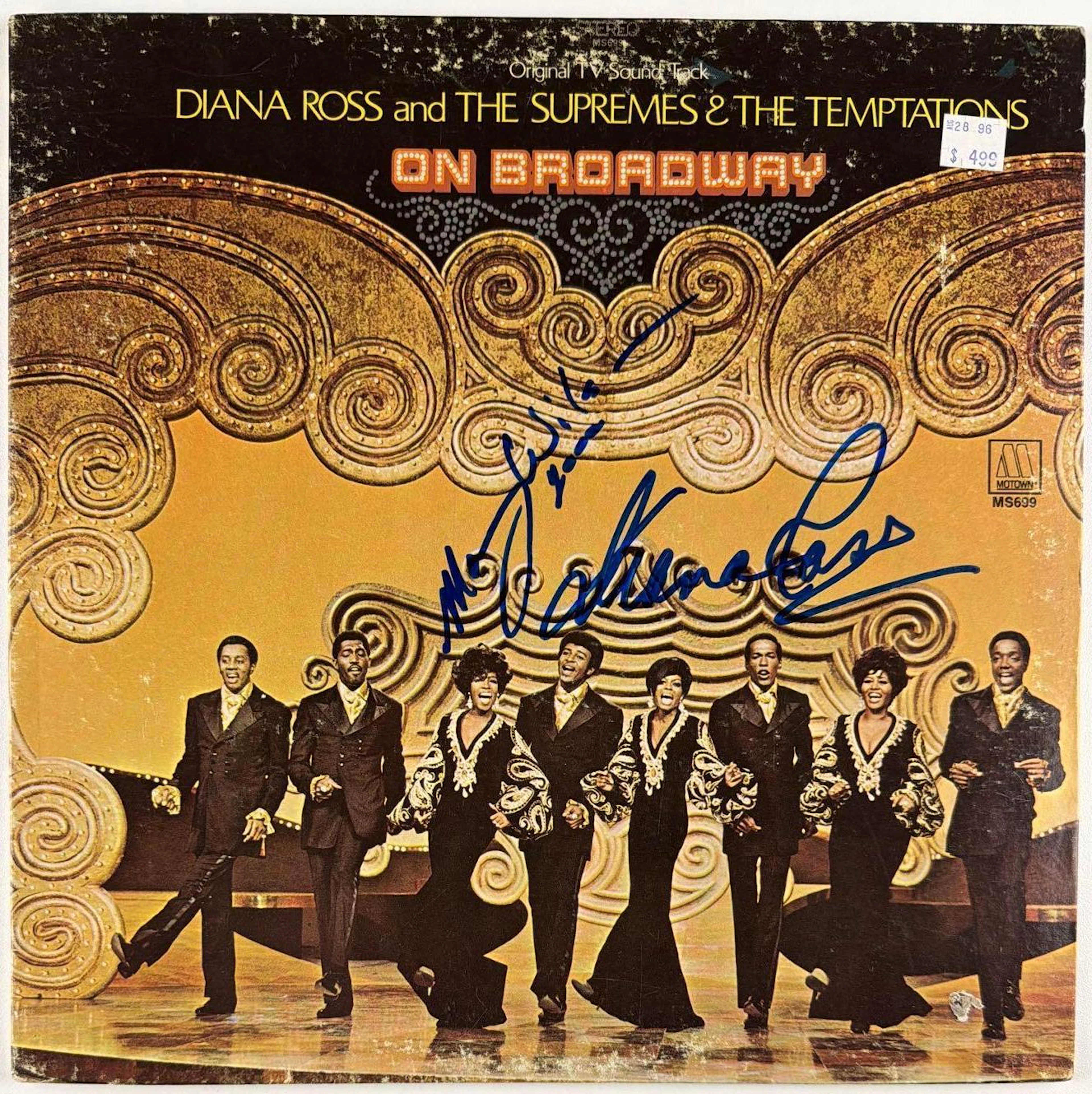 The Supremes: Diana Ross & Mary Wilson Signed "On Broadway" Album