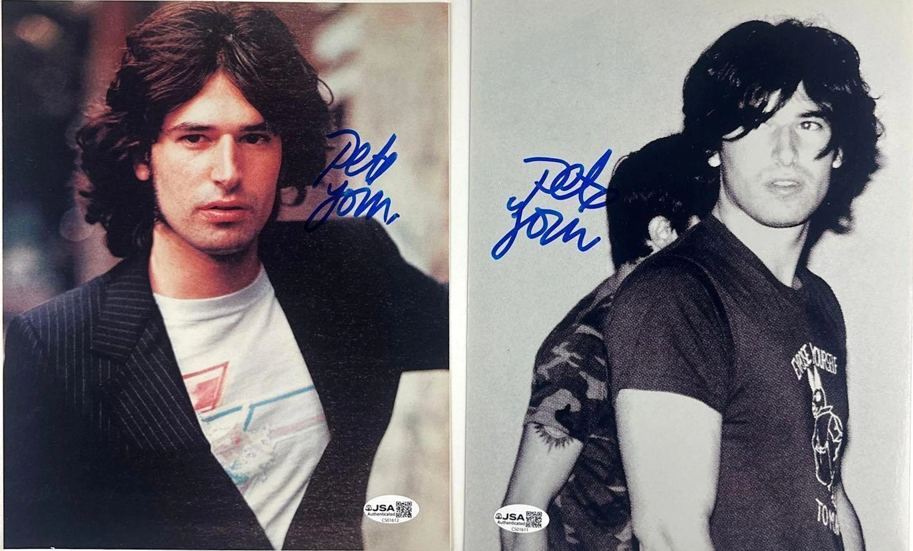 Peter Yorn Lot of (2) Signed 10" x 8" Photos (JSA Authentication)