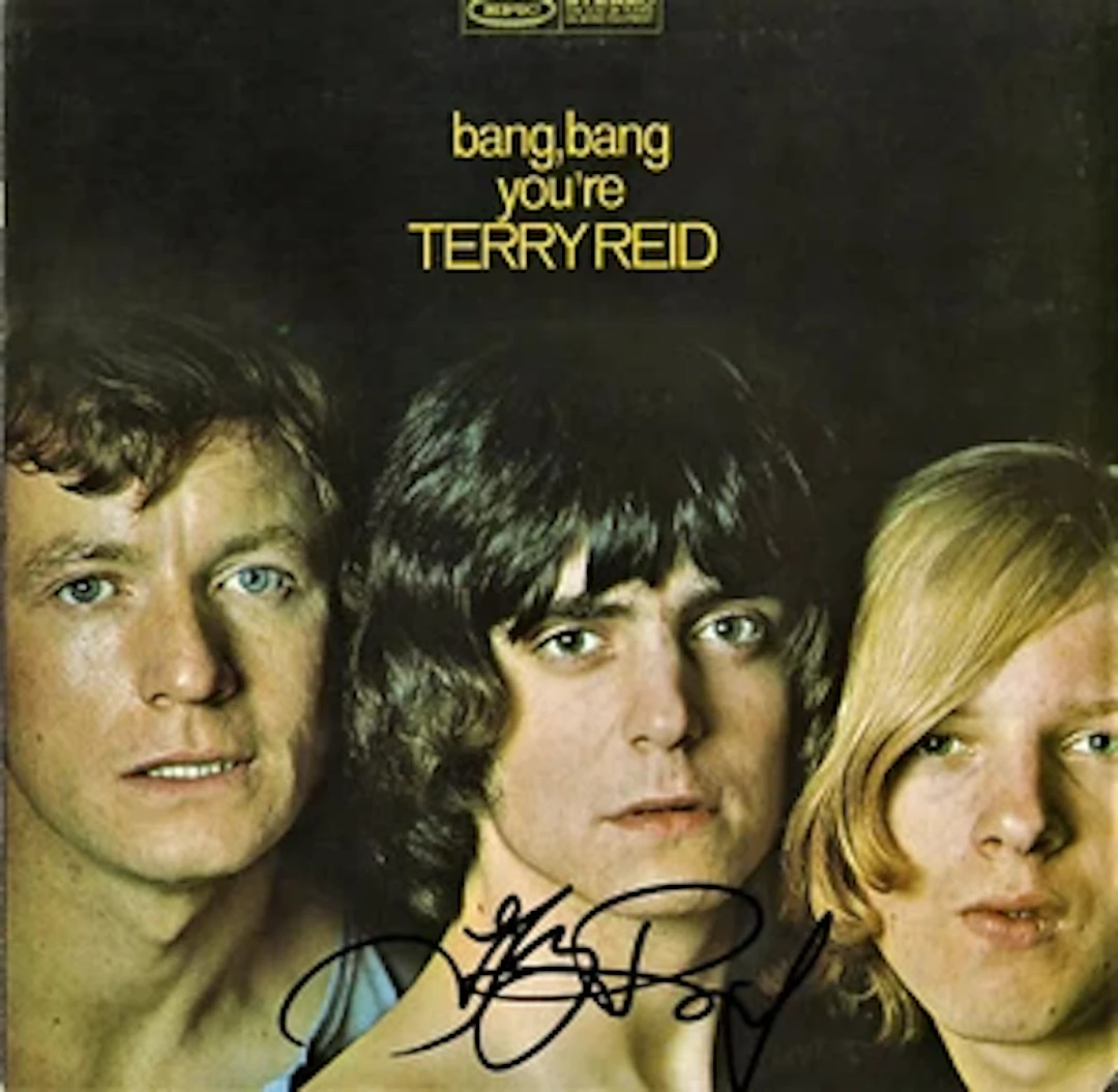 Terry Reid Band: Terry Reid Signed "Bang Bang You're Terry Reid" Album (ACOA)