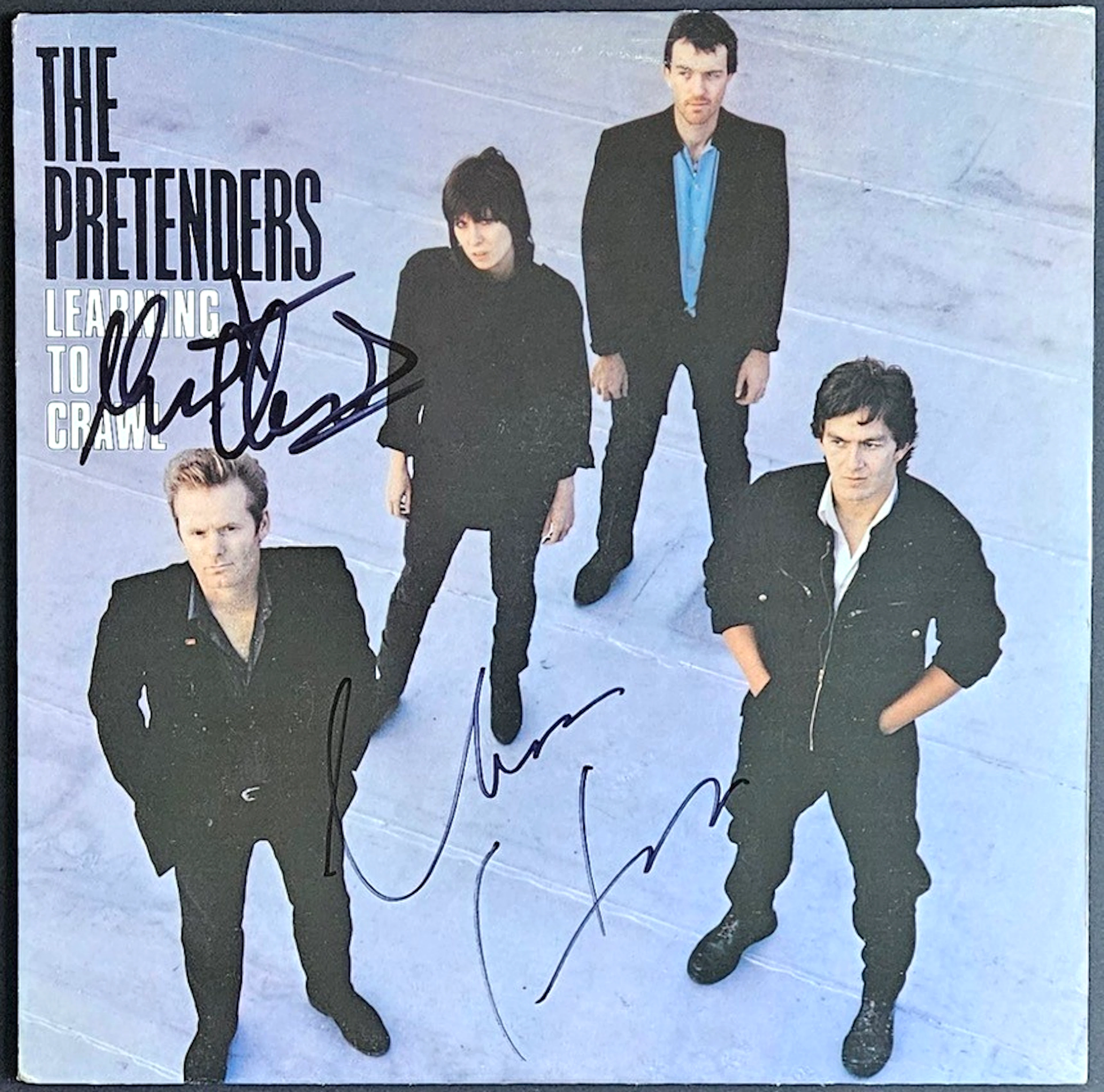 The Pretenders: Chrissie Hynde & Martin Chambers Signed "Learning