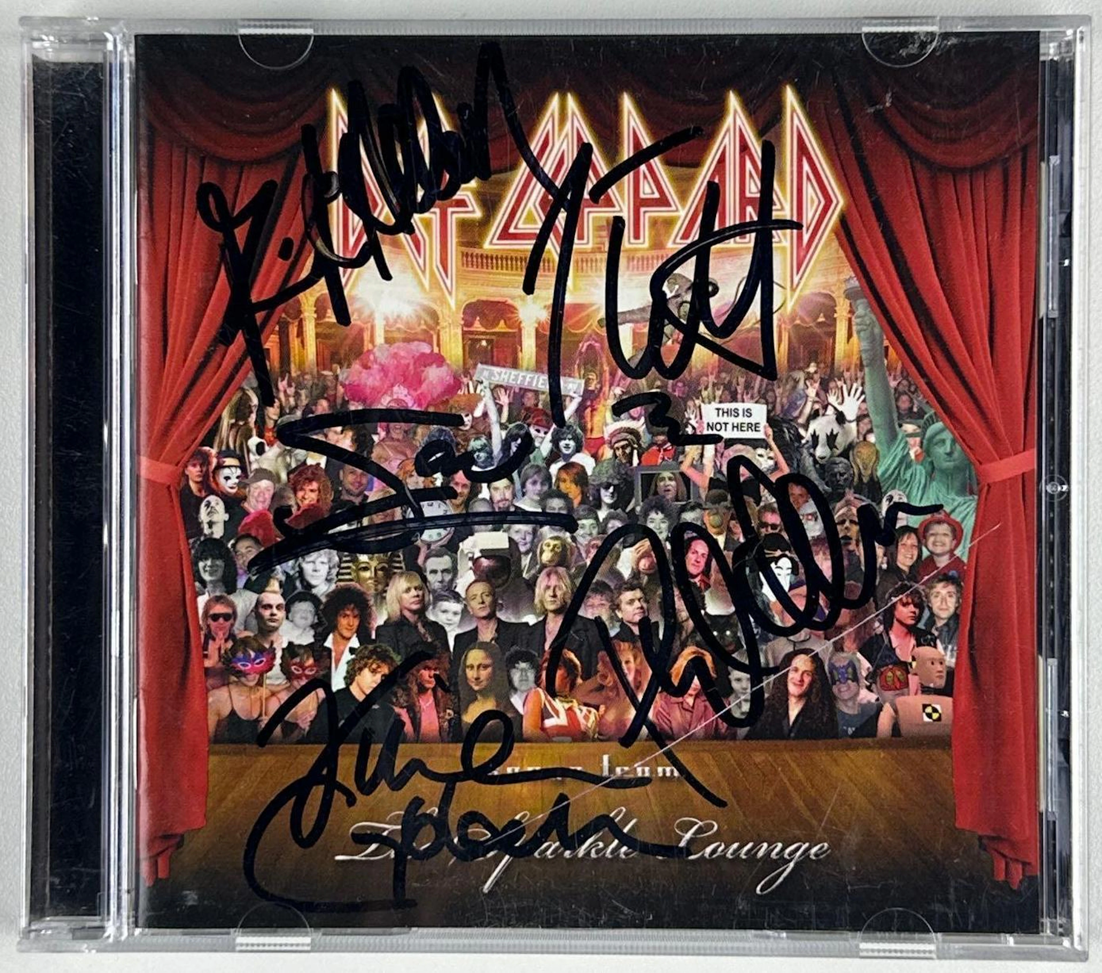 Def Leppard Group Signed "Songs from the Sparkle Lounge" CD (5 Sigs)