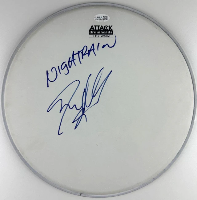 Guns N' Roses: Steven Adler Signed 13" Remo Brand Drumhead (JSA Authentication)