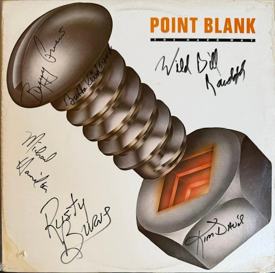 Point Blank Fully Group Signed "The Hard Way" Album (6 Sigs) (Third